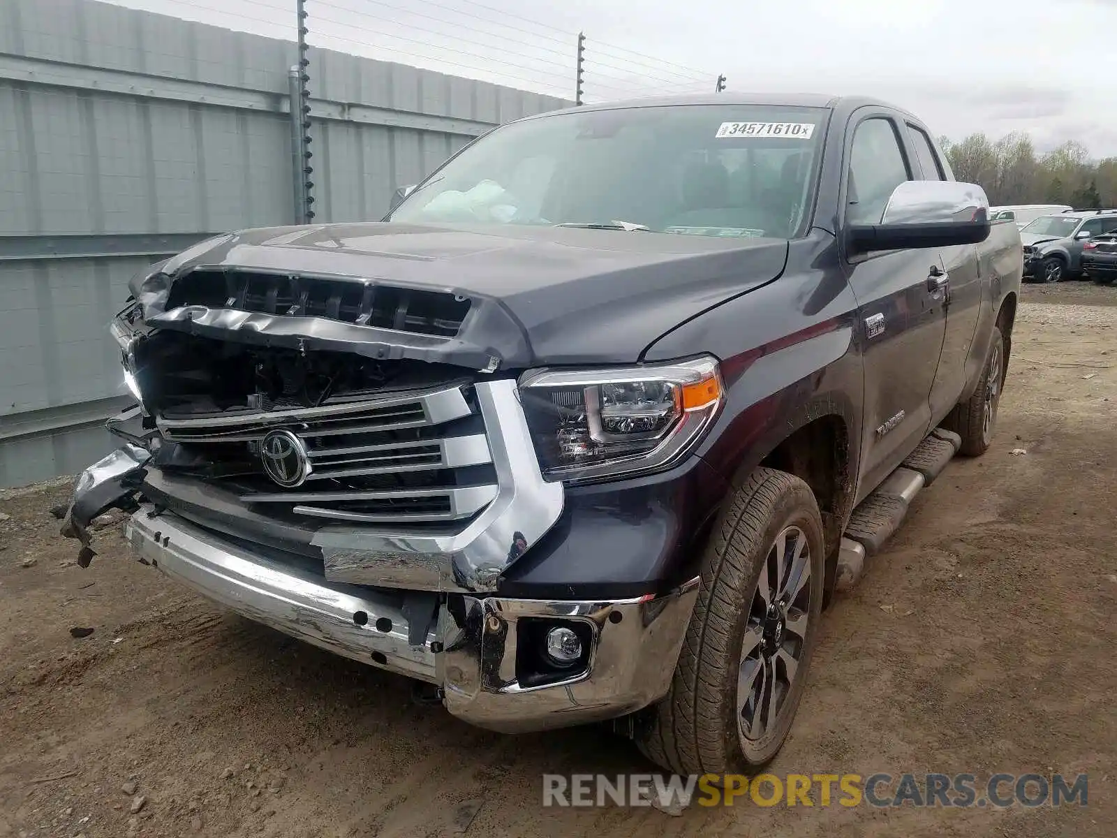 2 Photograph of a damaged car 5TFBY5F14LX907845 TOYOTA TUNDRA 2020