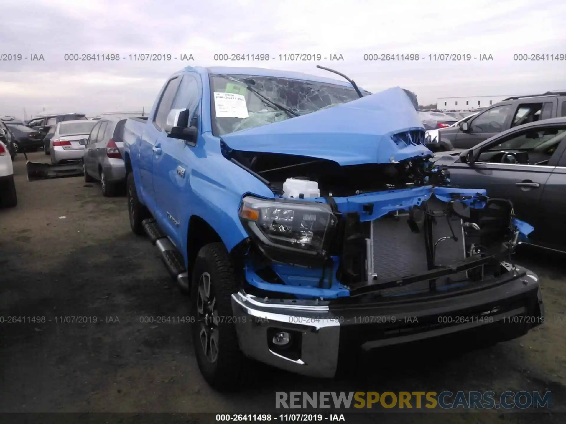 1 Photograph of a damaged car 5TFBY5F15LX881577 TOYOTA TUNDRA 2020