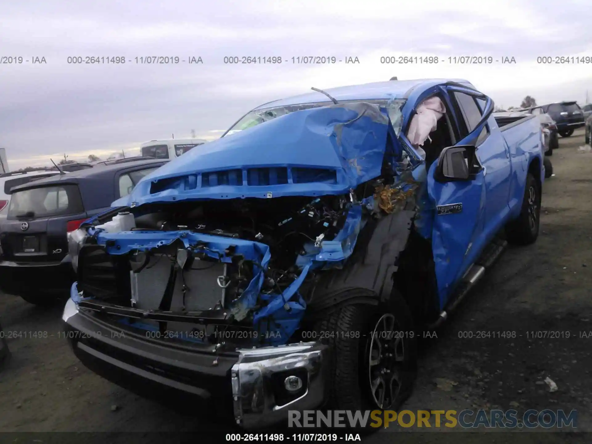 2 Photograph of a damaged car 5TFBY5F15LX881577 TOYOTA TUNDRA 2020