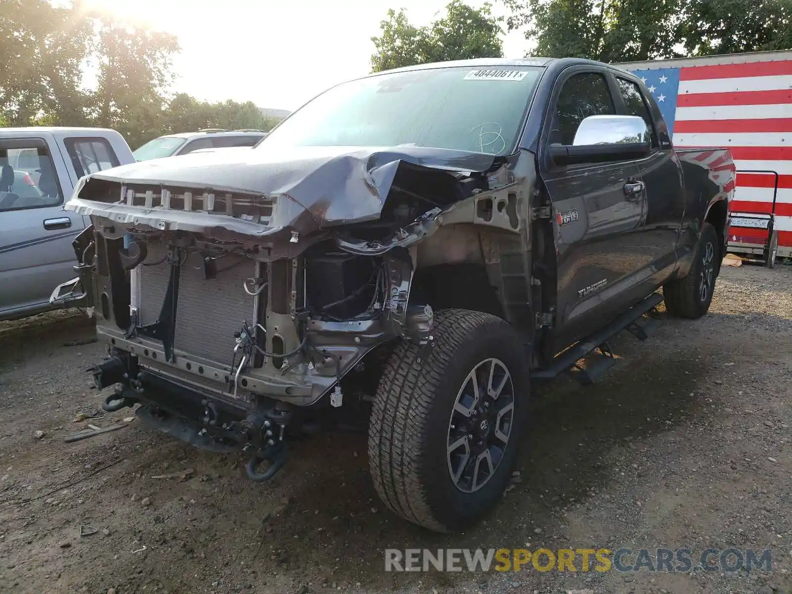 2 Photograph of a damaged car 5TFBY5F15LX882227 TOYOTA TUNDRA 2020