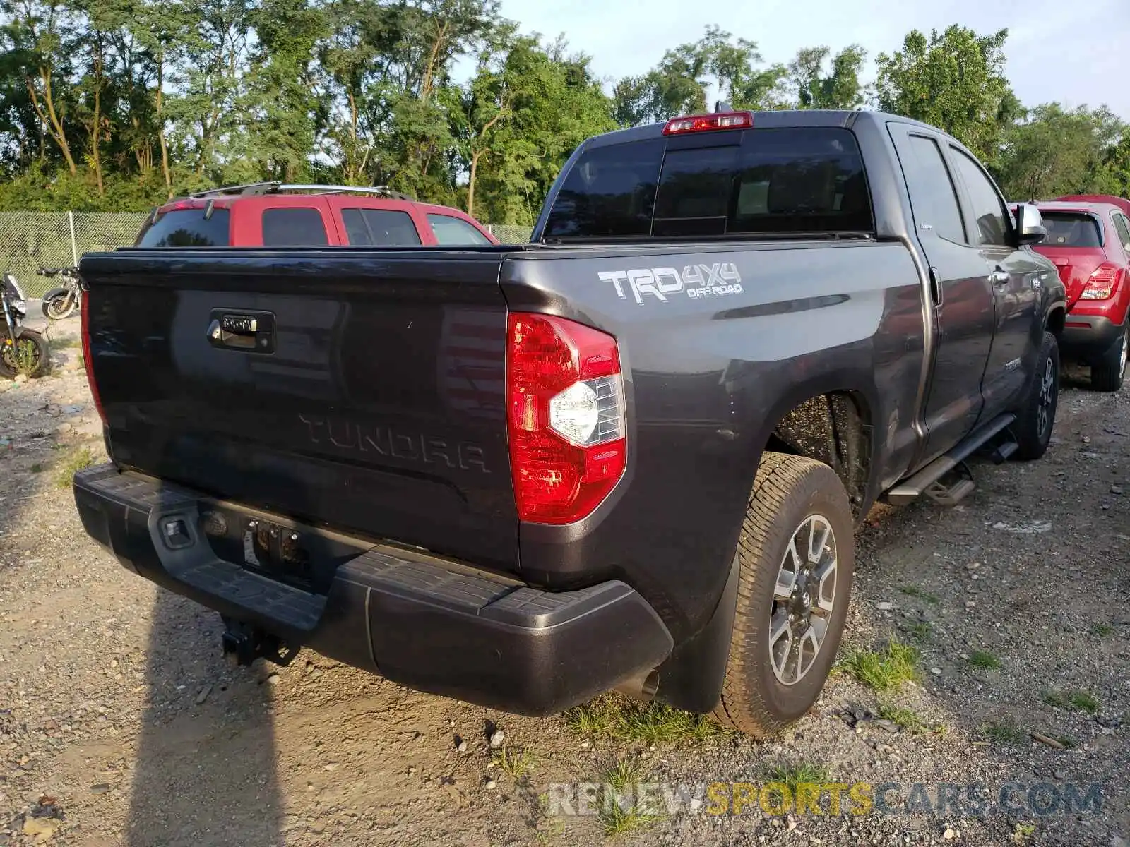 4 Photograph of a damaged car 5TFBY5F15LX882227 TOYOTA TUNDRA 2020