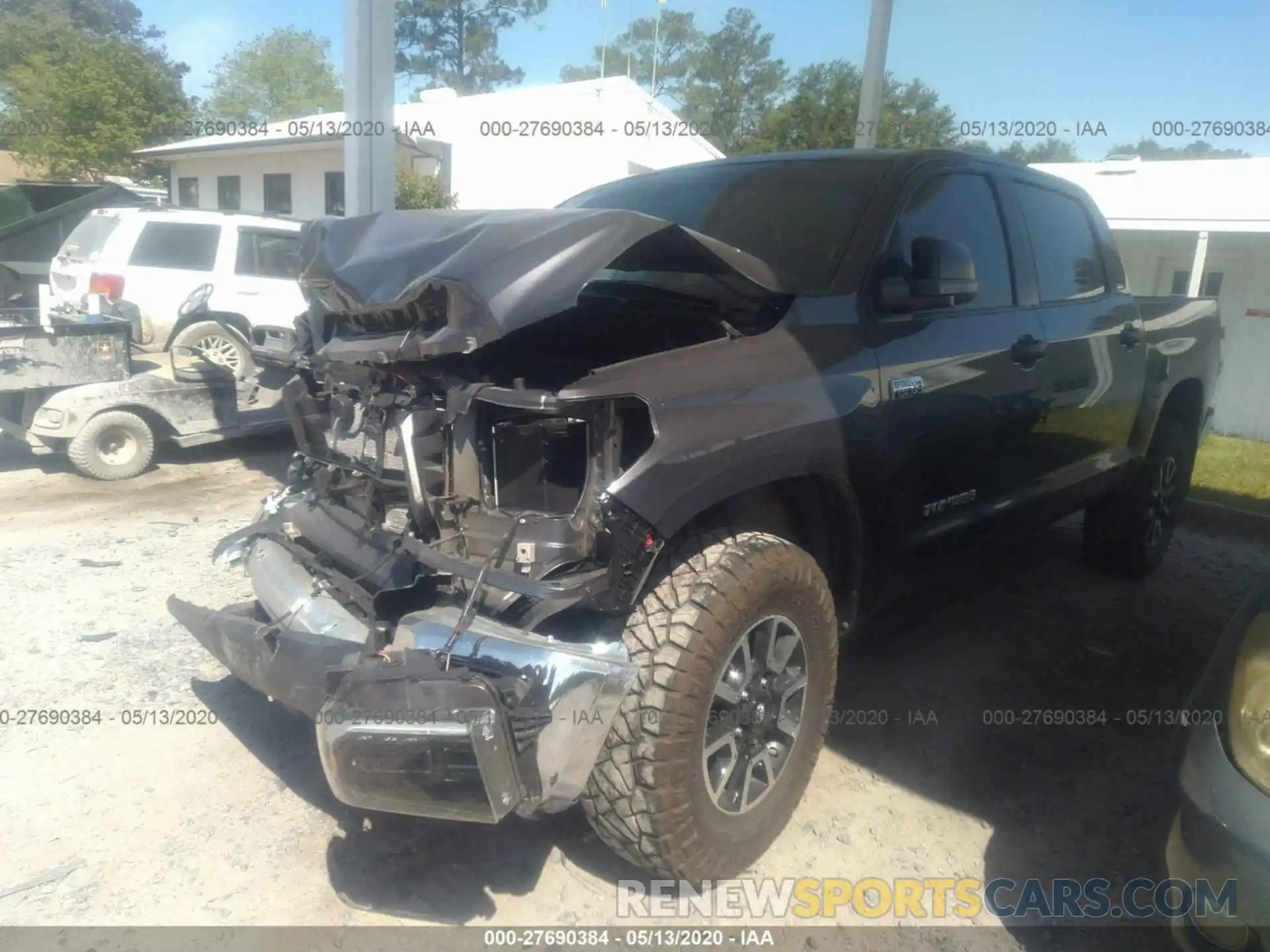 2 Photograph of a damaged car 5TFDY5F10LX885481 TOYOTA TUNDRA 2020