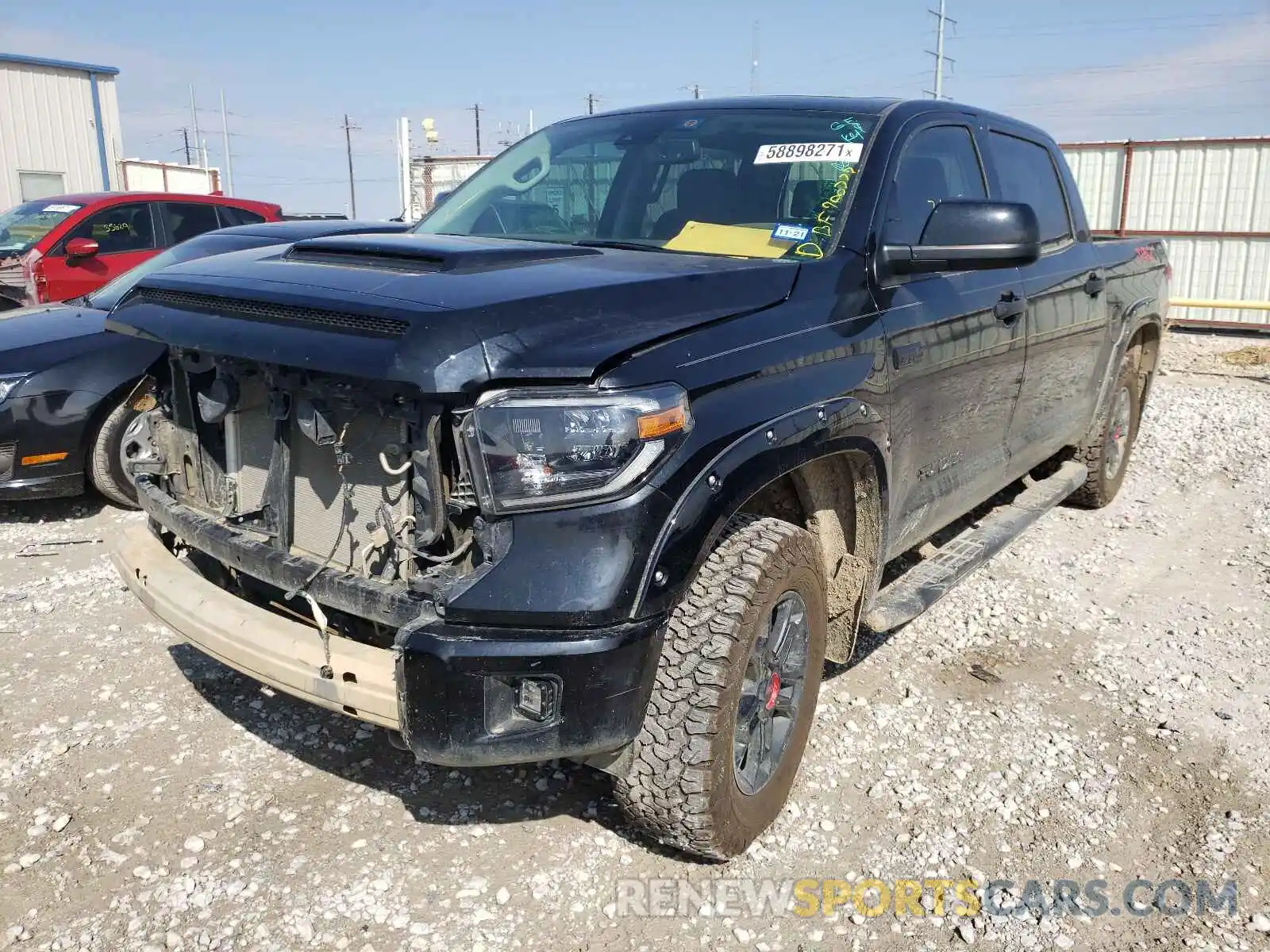 2 Photograph of a damaged car 5TFDY5F10LX900772 TOYOTA TUNDRA 2020