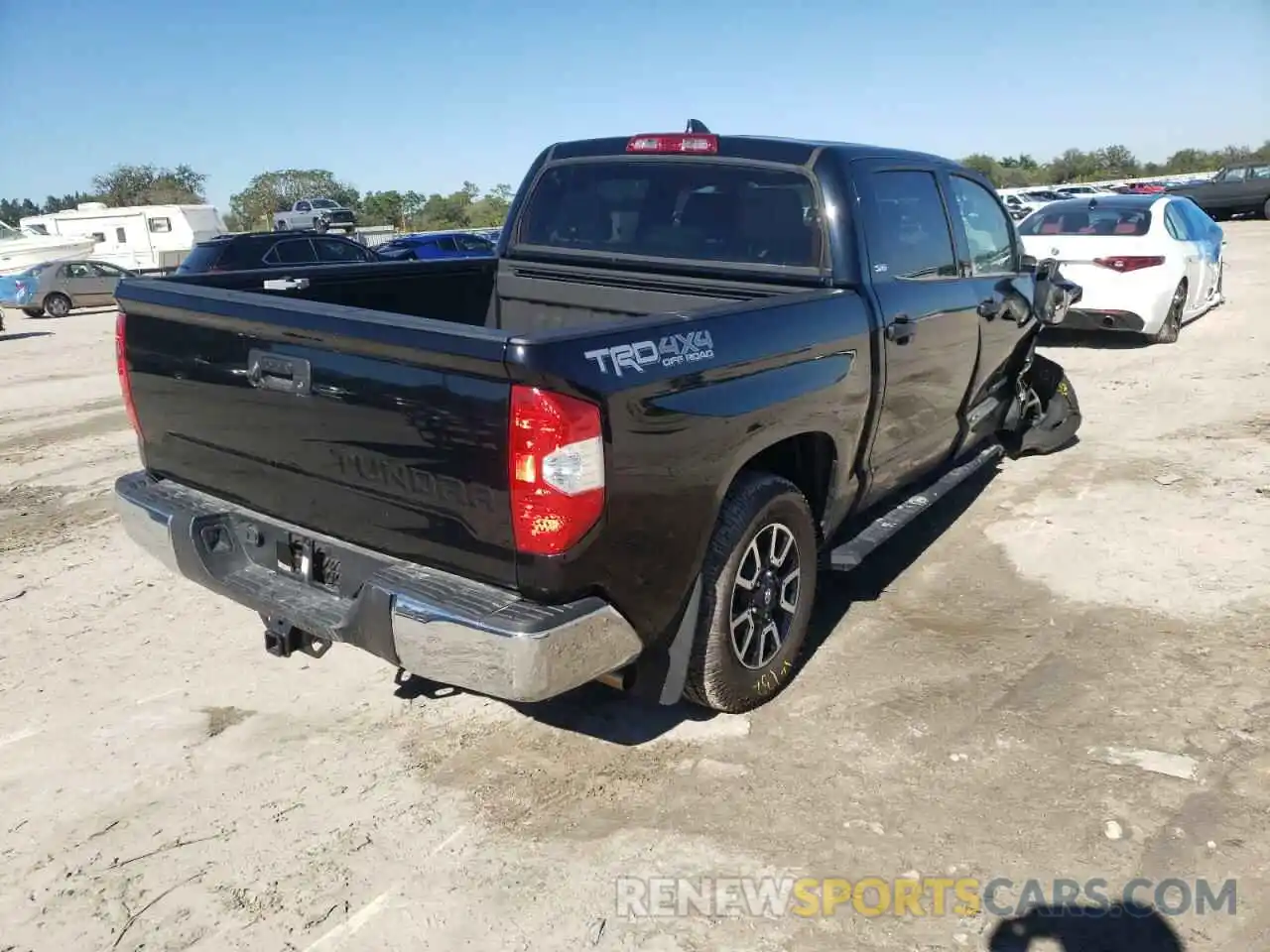 4 Photograph of a damaged car 5TFDY5F10LX912176 TOYOTA TUNDRA 2020