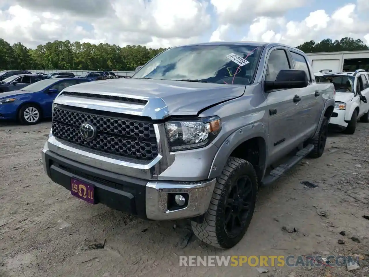 2 Photograph of a damaged car 5TFDY5F10LX944173 TOYOTA TUNDRA 2020