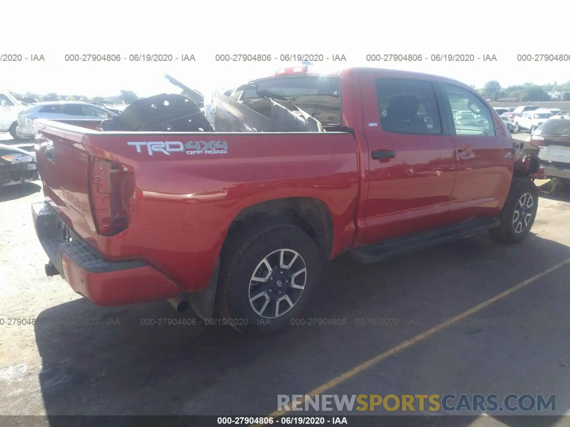 4 Photograph of a damaged car 5TFDY5F11LX872657 TOYOTA TUNDRA 2020