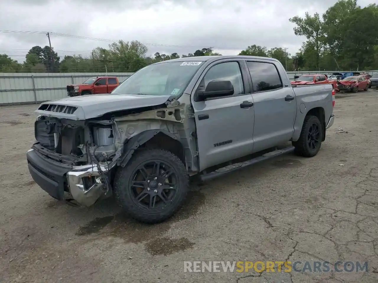 1 Photograph of a damaged car 5TFDY5F11LX880211 TOYOTA TUNDRA 2020