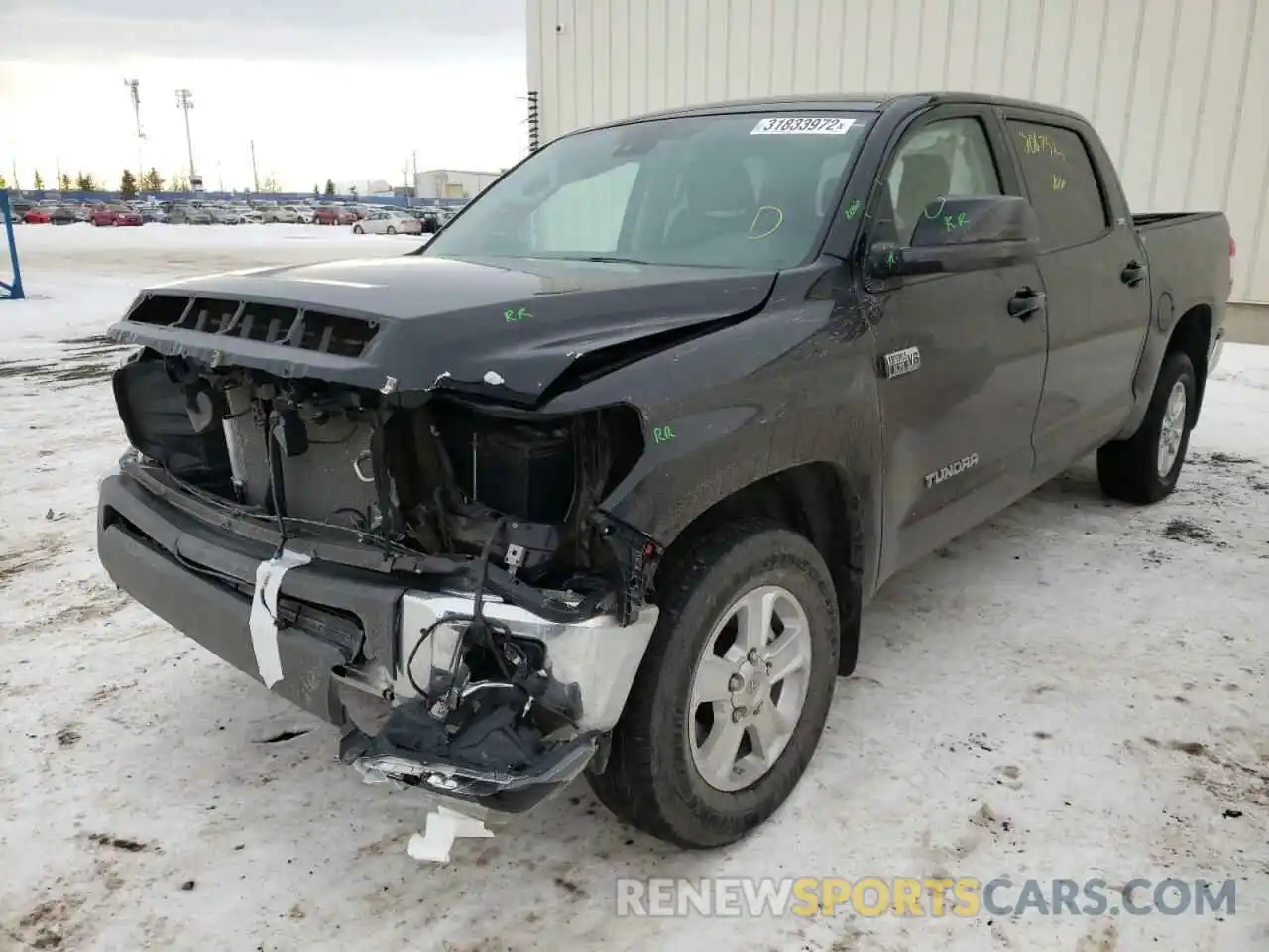 2 Photograph of a damaged car 5TFDY5F11LX880841 TOYOTA TUNDRA 2020