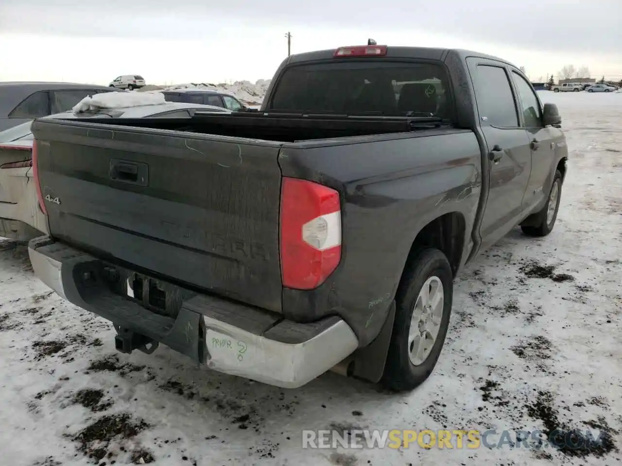 4 Photograph of a damaged car 5TFDY5F11LX880841 TOYOTA TUNDRA 2020