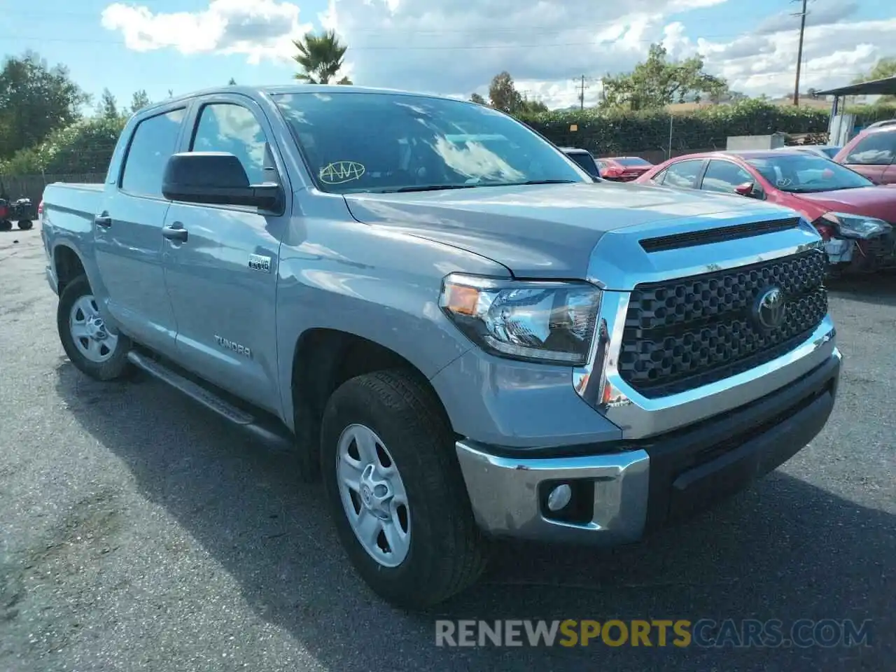 1 Photograph of a damaged car 5TFDY5F11LX882007 TOYOTA TUNDRA 2020