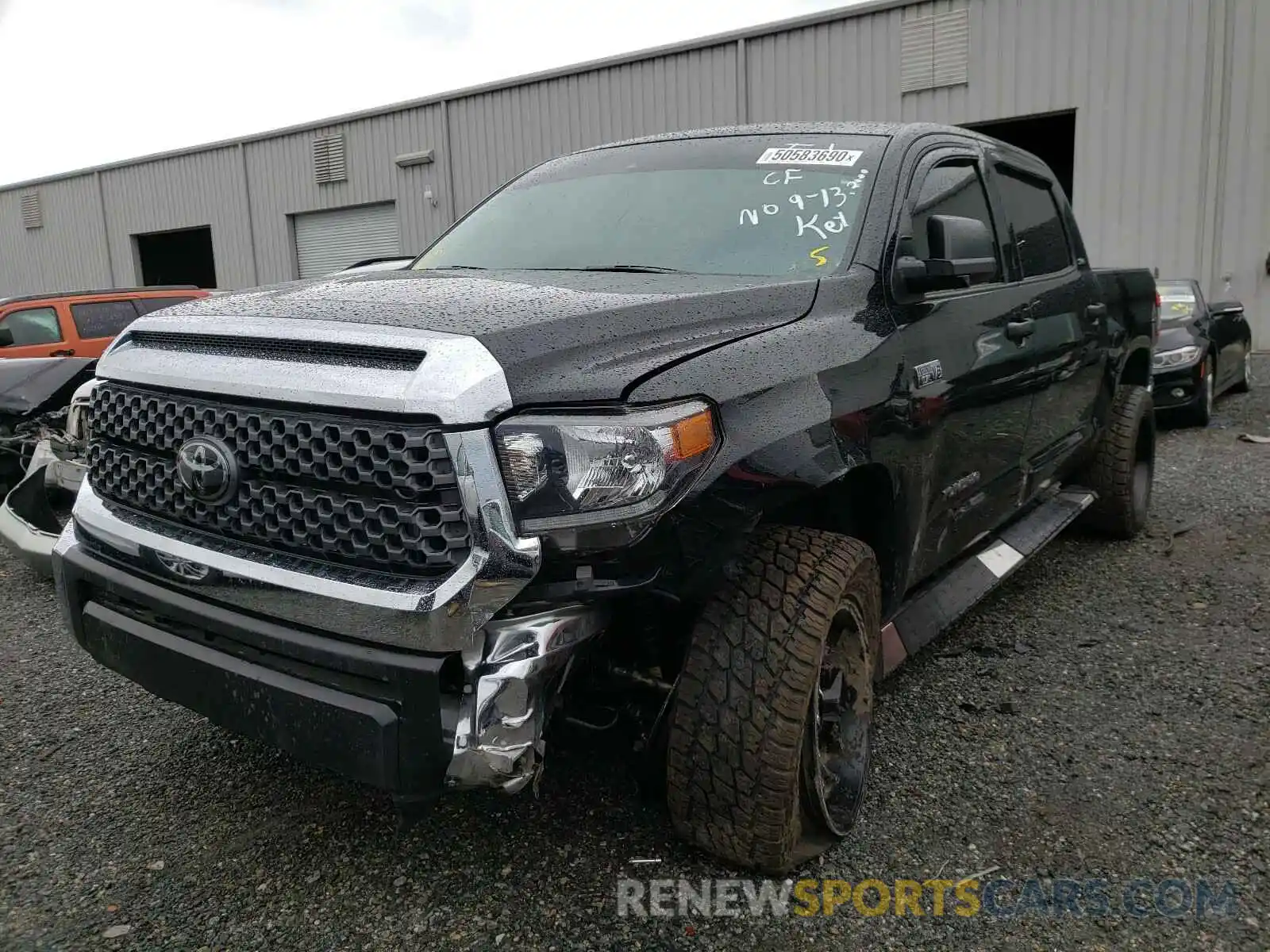 2 Photograph of a damaged car 5TFDY5F11LX884825 TOYOTA TUNDRA 2020