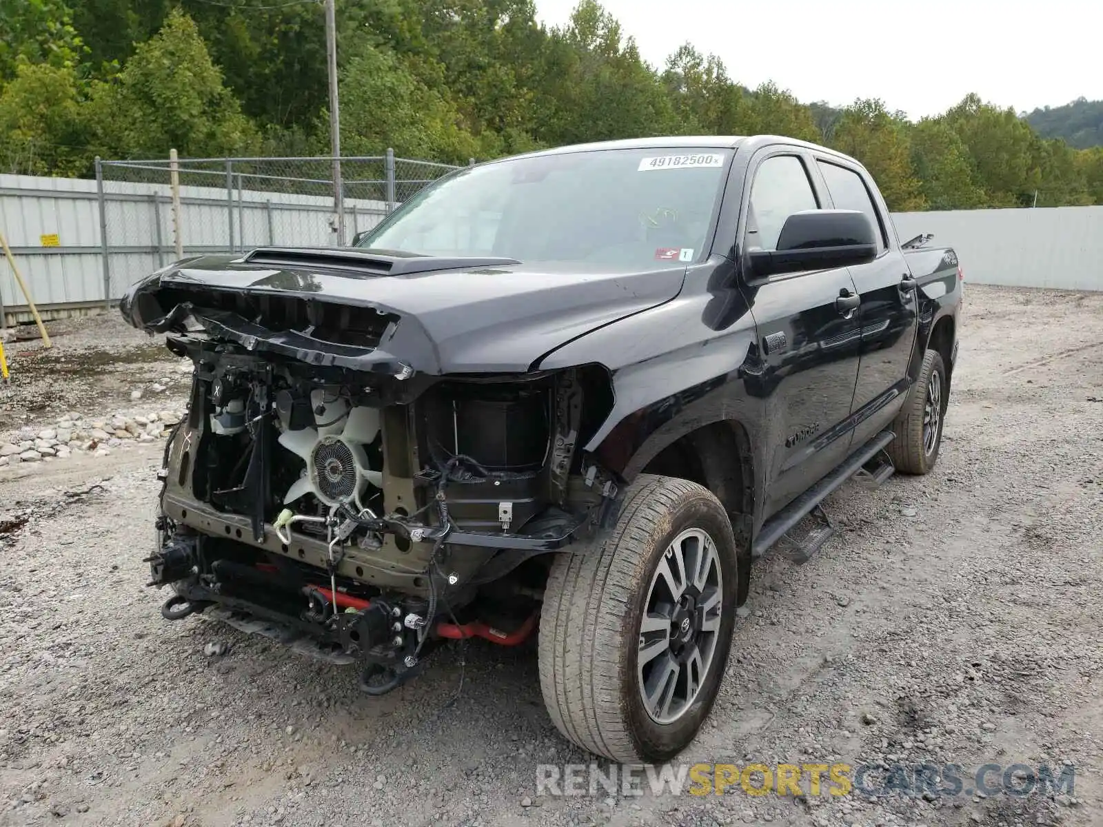 2 Photograph of a damaged car 5TFDY5F12LX875664 TOYOTA TUNDRA 2020