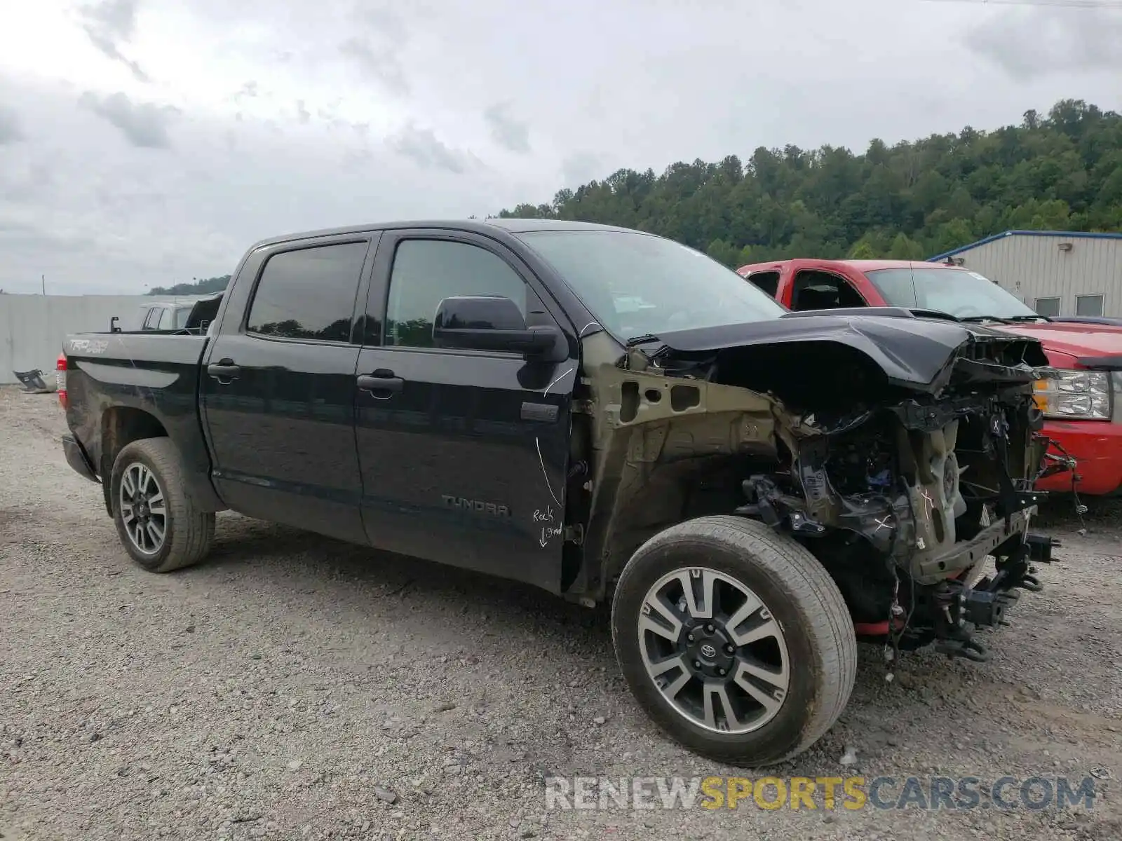 9 Photograph of a damaged car 5TFDY5F12LX875664 TOYOTA TUNDRA 2020