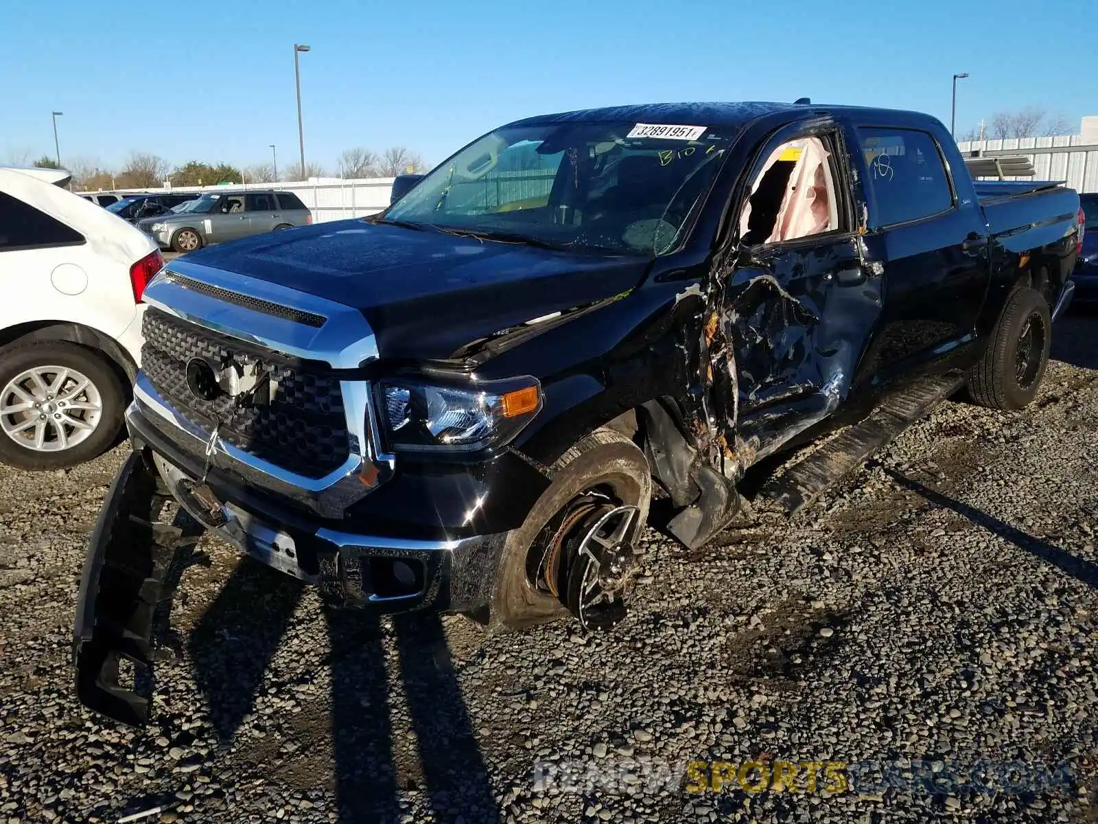 2 Photograph of a damaged car 5TFDY5F12LX888236 TOYOTA TUNDRA 2020