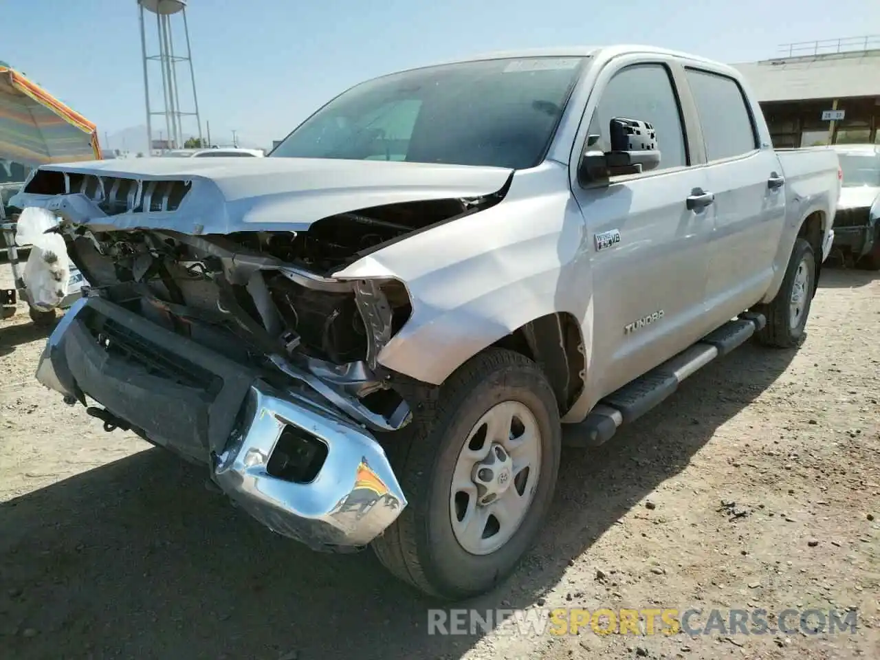 2 Photograph of a damaged car 5TFDY5F12LX896868 TOYOTA TUNDRA 2020