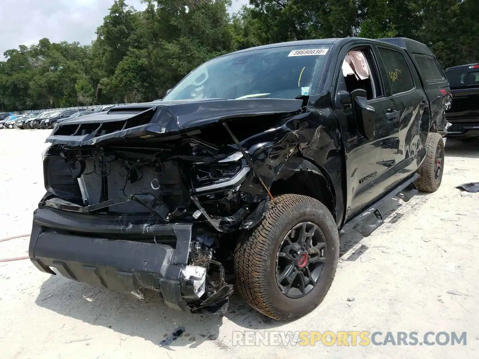 2 Photograph of a damaged car 5TFDY5F12LX907660 TOYOTA TUNDRA 2020