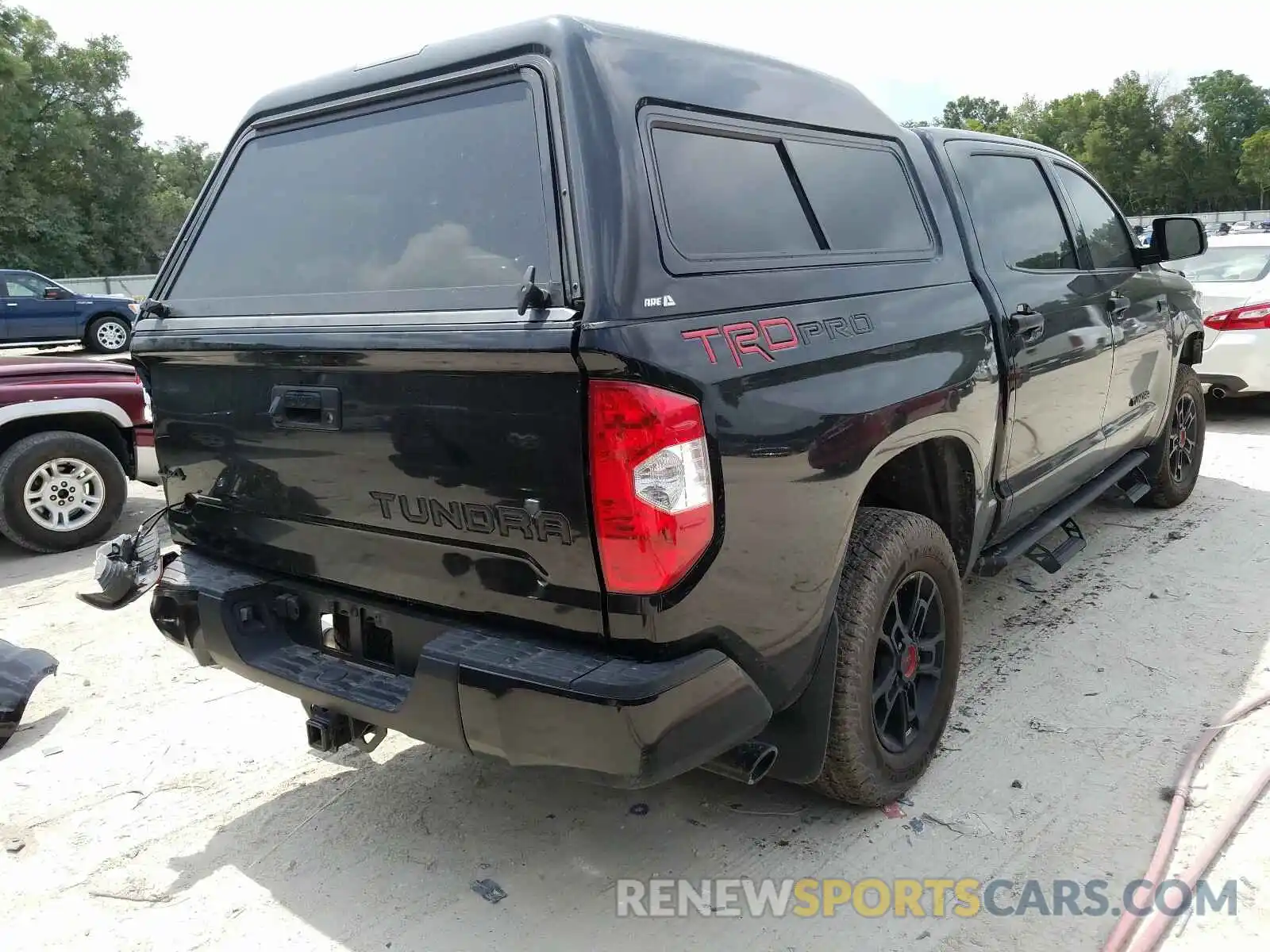 4 Photograph of a damaged car 5TFDY5F12LX907660 TOYOTA TUNDRA 2020