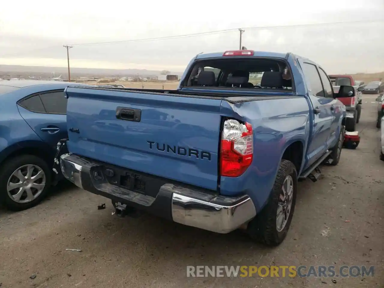 4 Photograph of a damaged car 5TFDY5F12LX919954 TOYOTA TUNDRA 2020