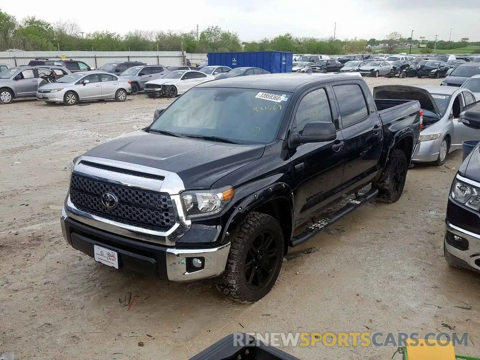 2 Photograph of a damaged car 5TFDY5F12LX921669 TOYOTA TUNDRA 2020