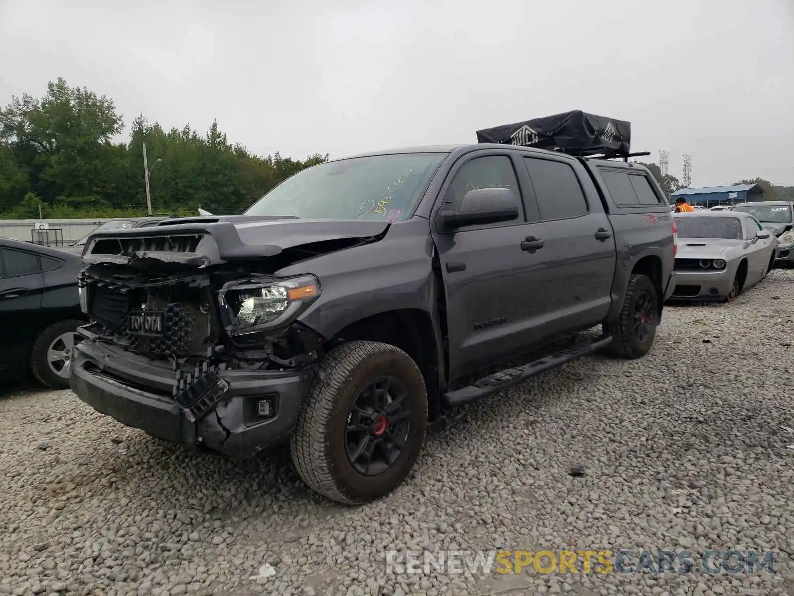 2 Photograph of a damaged car 5TFDY5F12LX925091 TOYOTA TUNDRA 2020