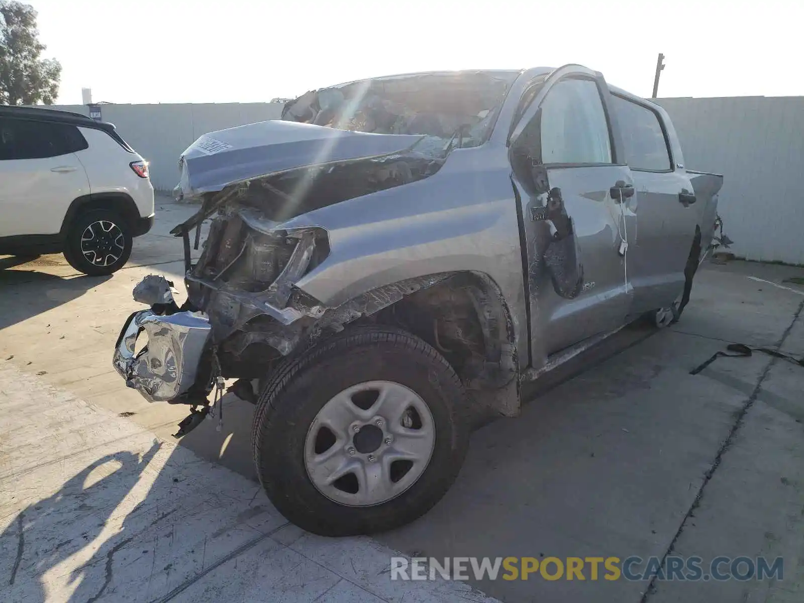 2 Photograph of a damaged car 5TFDY5F12LX926130 TOYOTA TUNDRA 2020