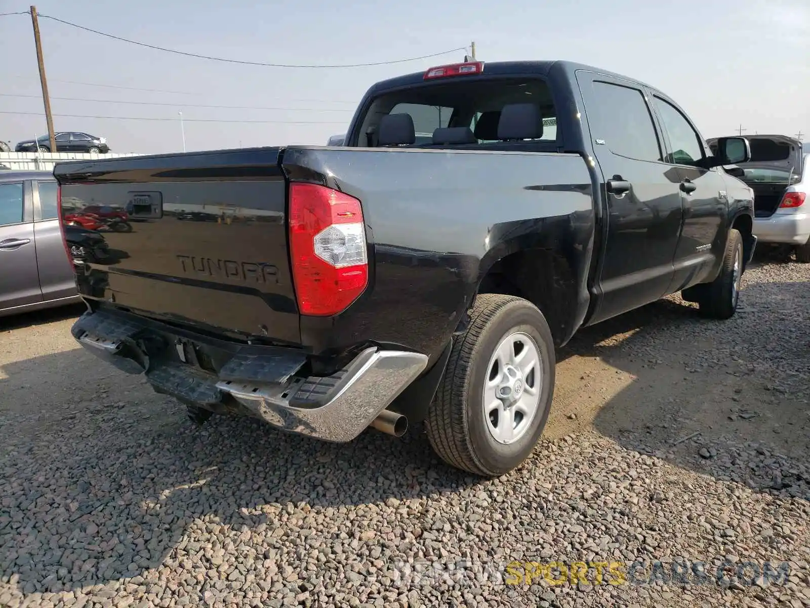 4 Photograph of a damaged car 5TFDY5F12LX942313 TOYOTA TUNDRA 2020