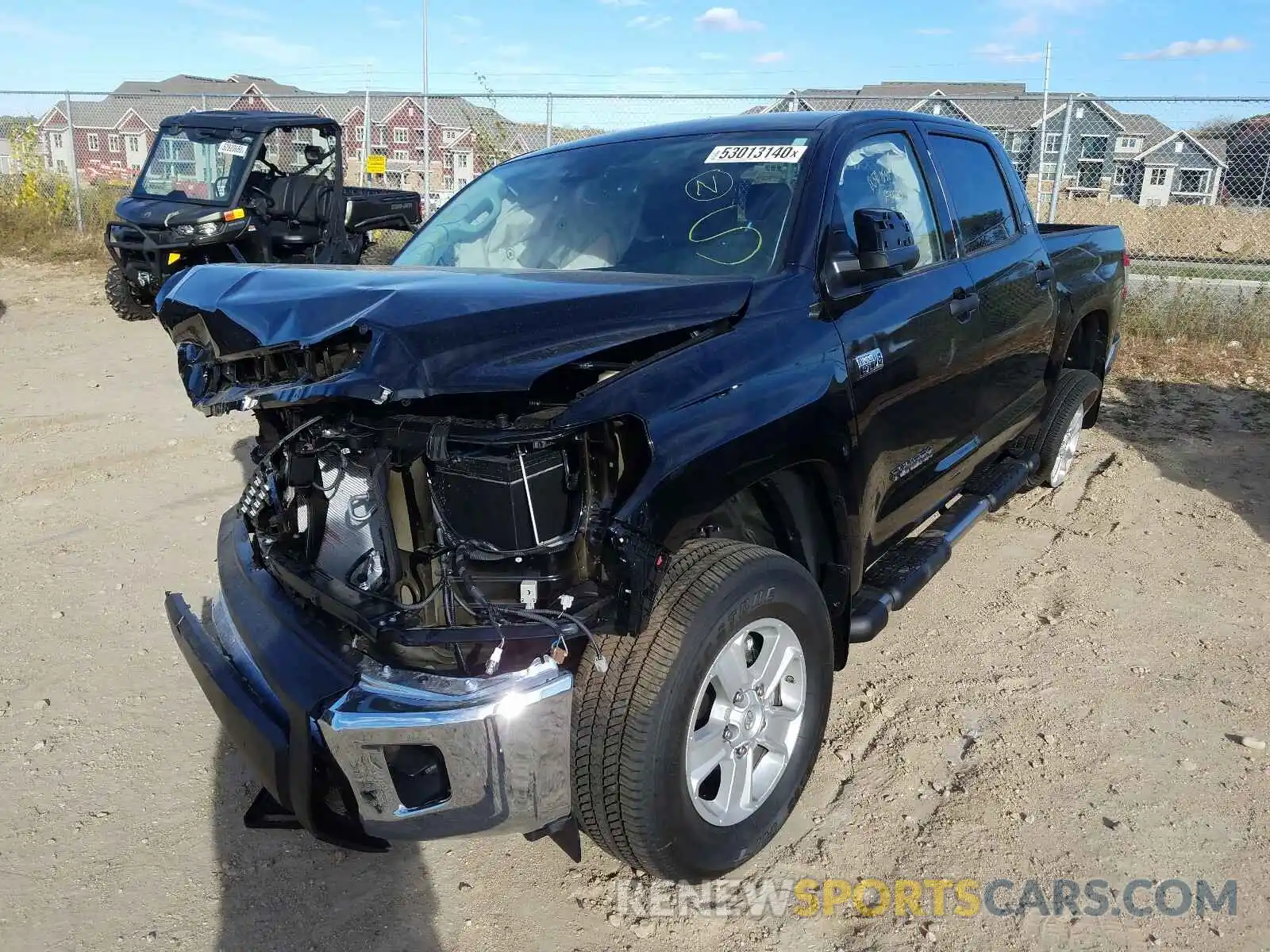 2 Photograph of a damaged car 5TFDY5F12LX948130 TOYOTA TUNDRA 2020