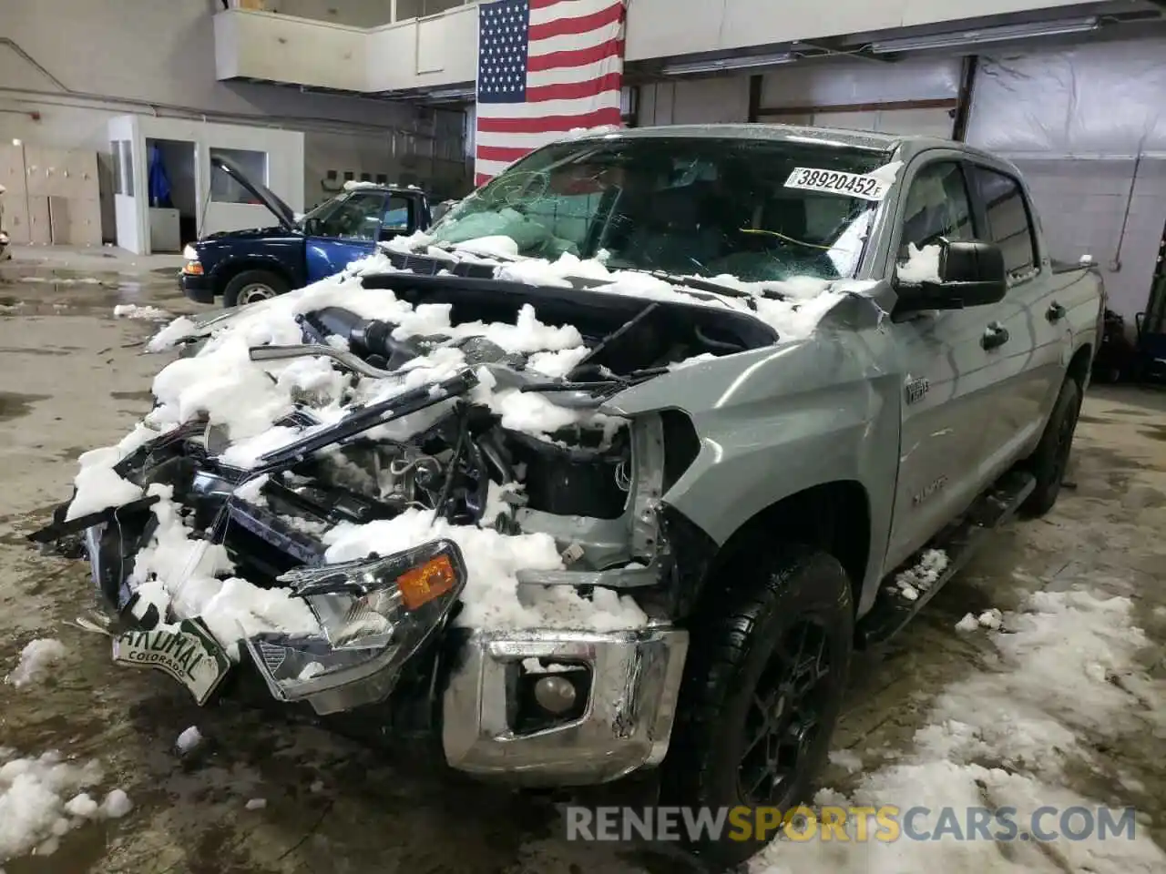 2 Photograph of a damaged car 5TFDY5F12LX954669 TOYOTA TUNDRA 2020