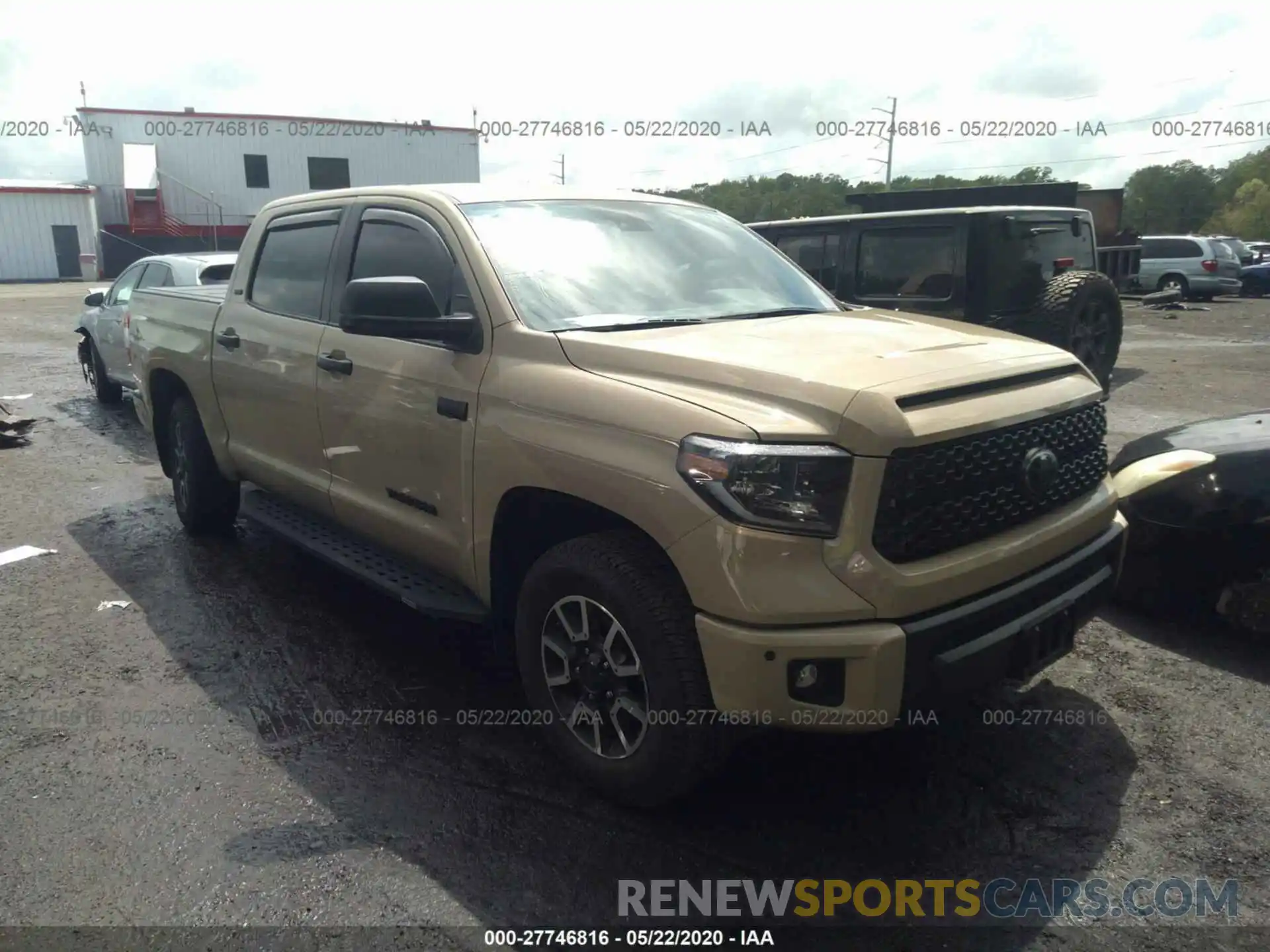 1 Photograph of a damaged car 5TFDY5F13LX872305 TOYOTA TUNDRA 2020