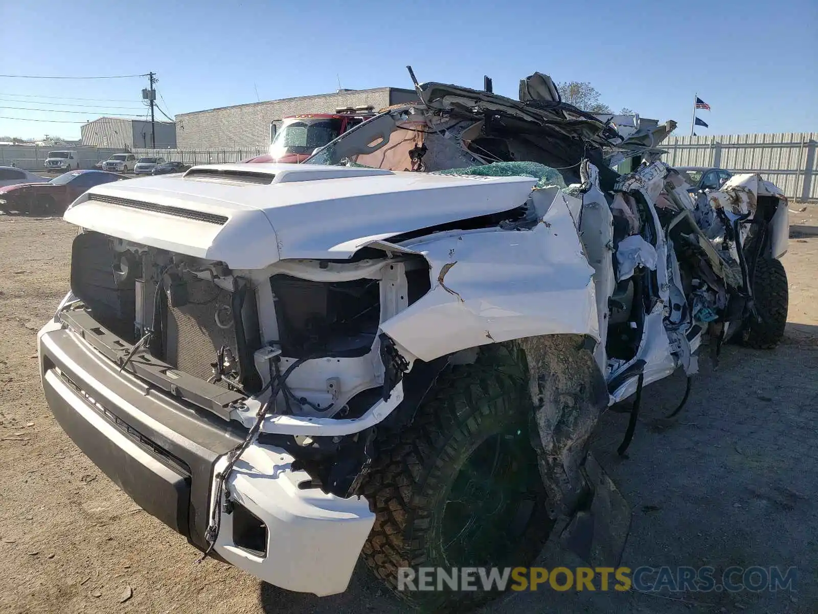 2 Photograph of a damaged car 5TFDY5F13LX901219 TOYOTA TUNDRA 2020