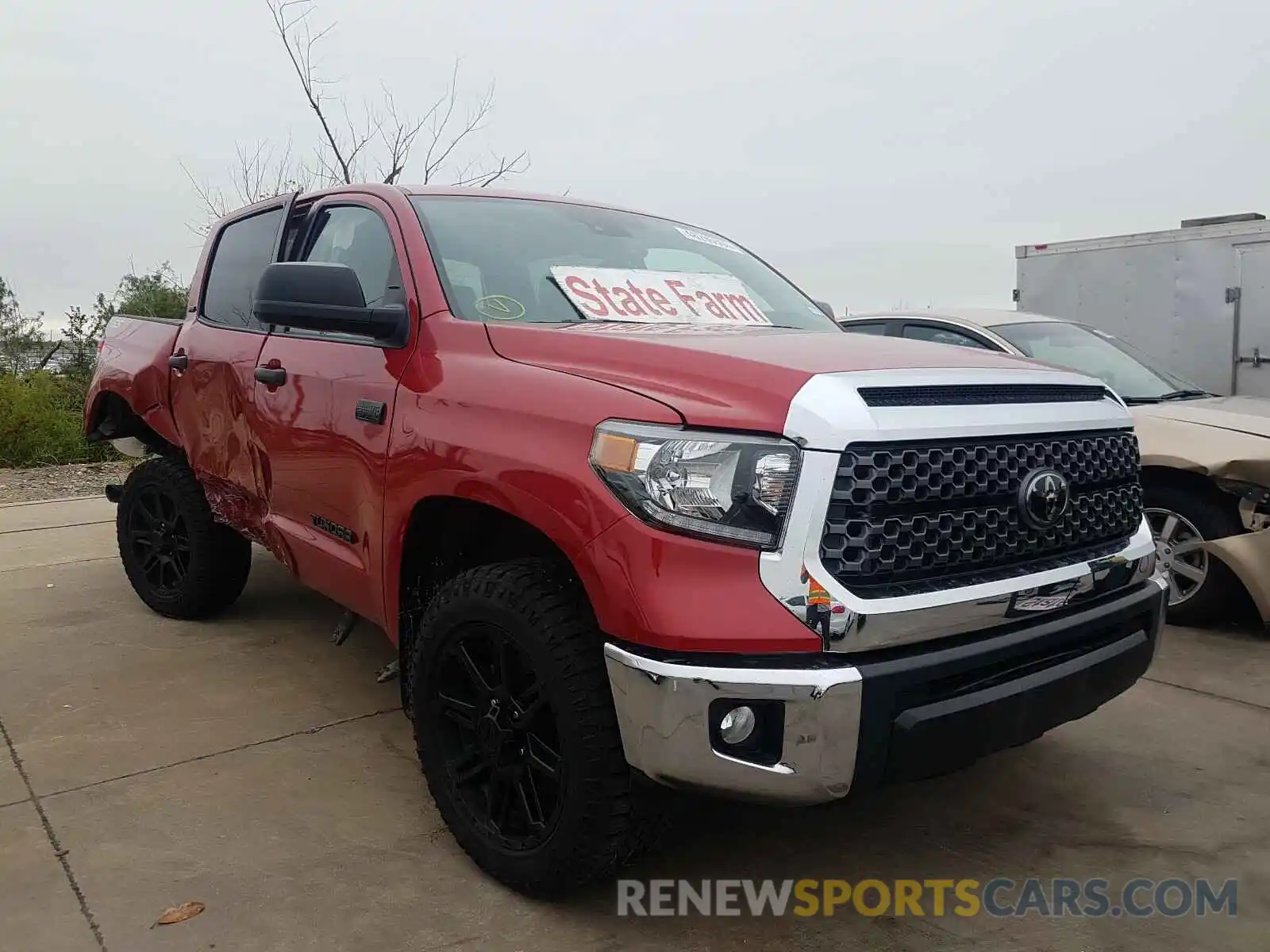 1 Photograph of a damaged car 5TFDY5F13LX904265 TOYOTA TUNDRA 2020