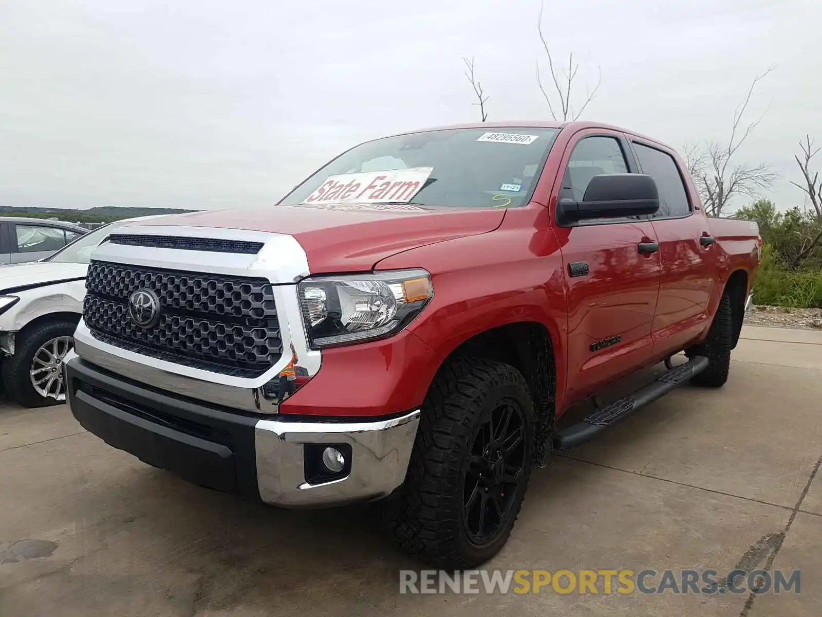 2 Photograph of a damaged car 5TFDY5F13LX904265 TOYOTA TUNDRA 2020