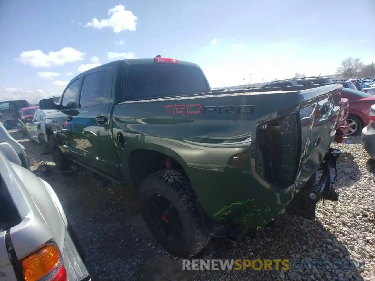 2 Photograph of a damaged car 5TFDY5F13LX914861 TOYOTA TUNDRA 2020