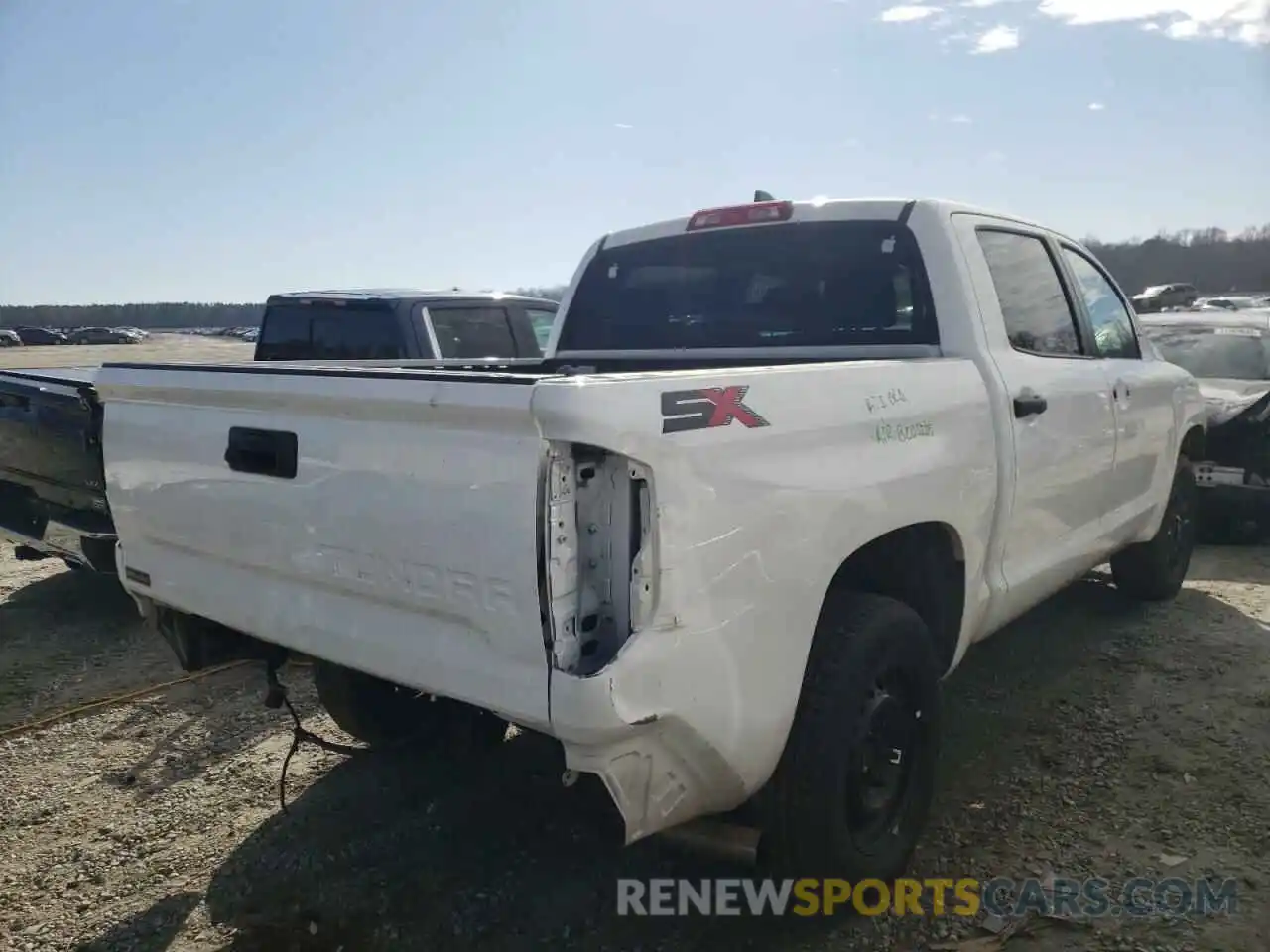 4 Photograph of a damaged car 5TFDY5F13LX914889 TOYOTA TUNDRA 2020