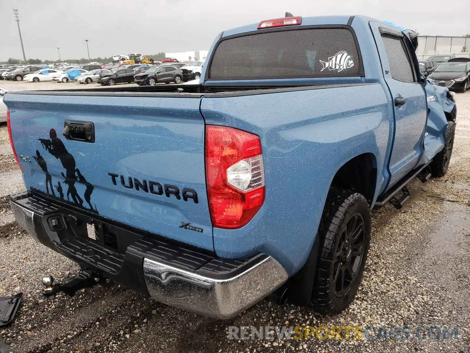 4 Фотография поврежденного автомобиля 5TFDY5F13LX921910 TOYOTA TUNDRA 2020