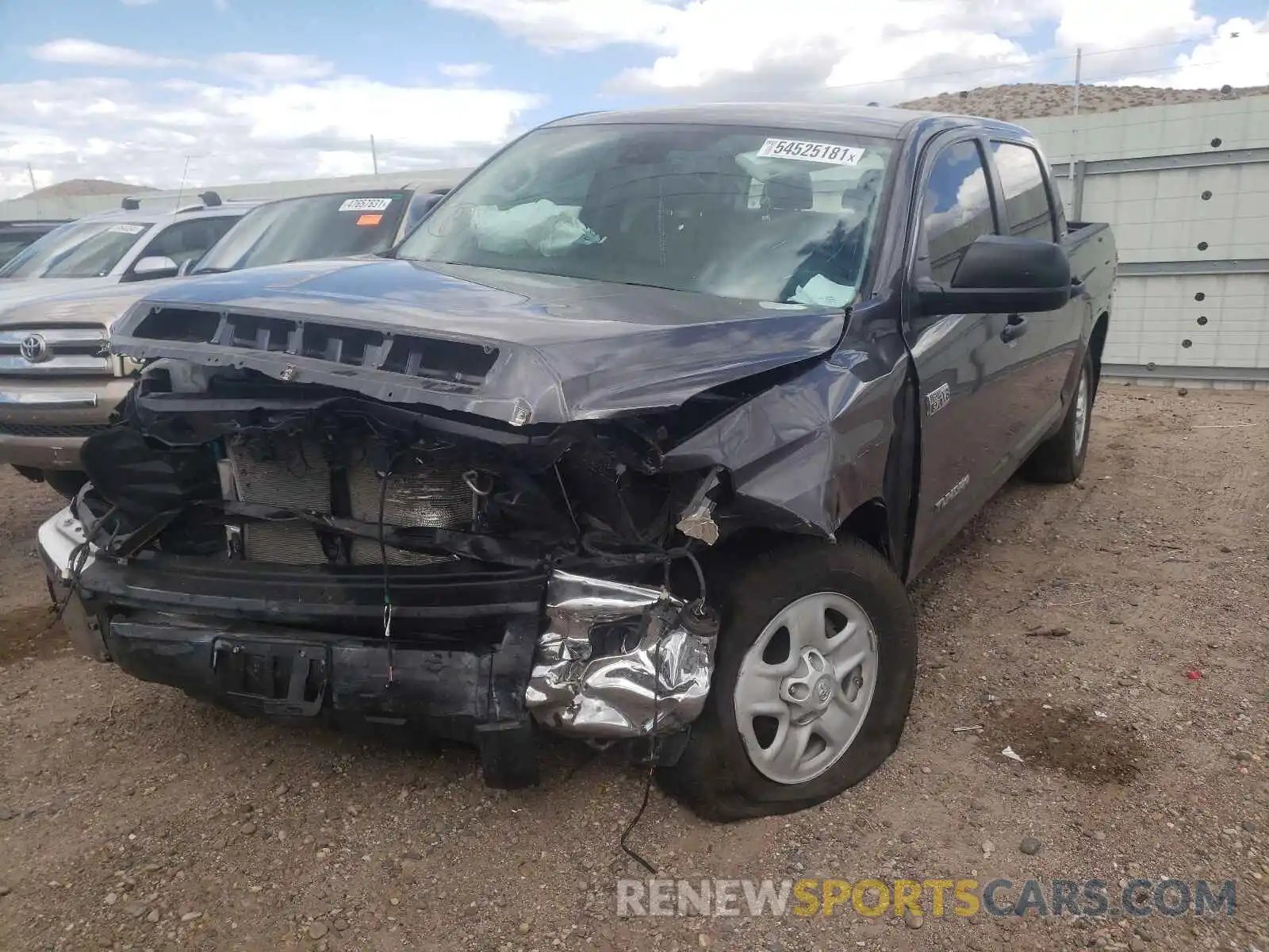 2 Photograph of a damaged car 5TFDY5F13LX946211 TOYOTA TUNDRA 2020