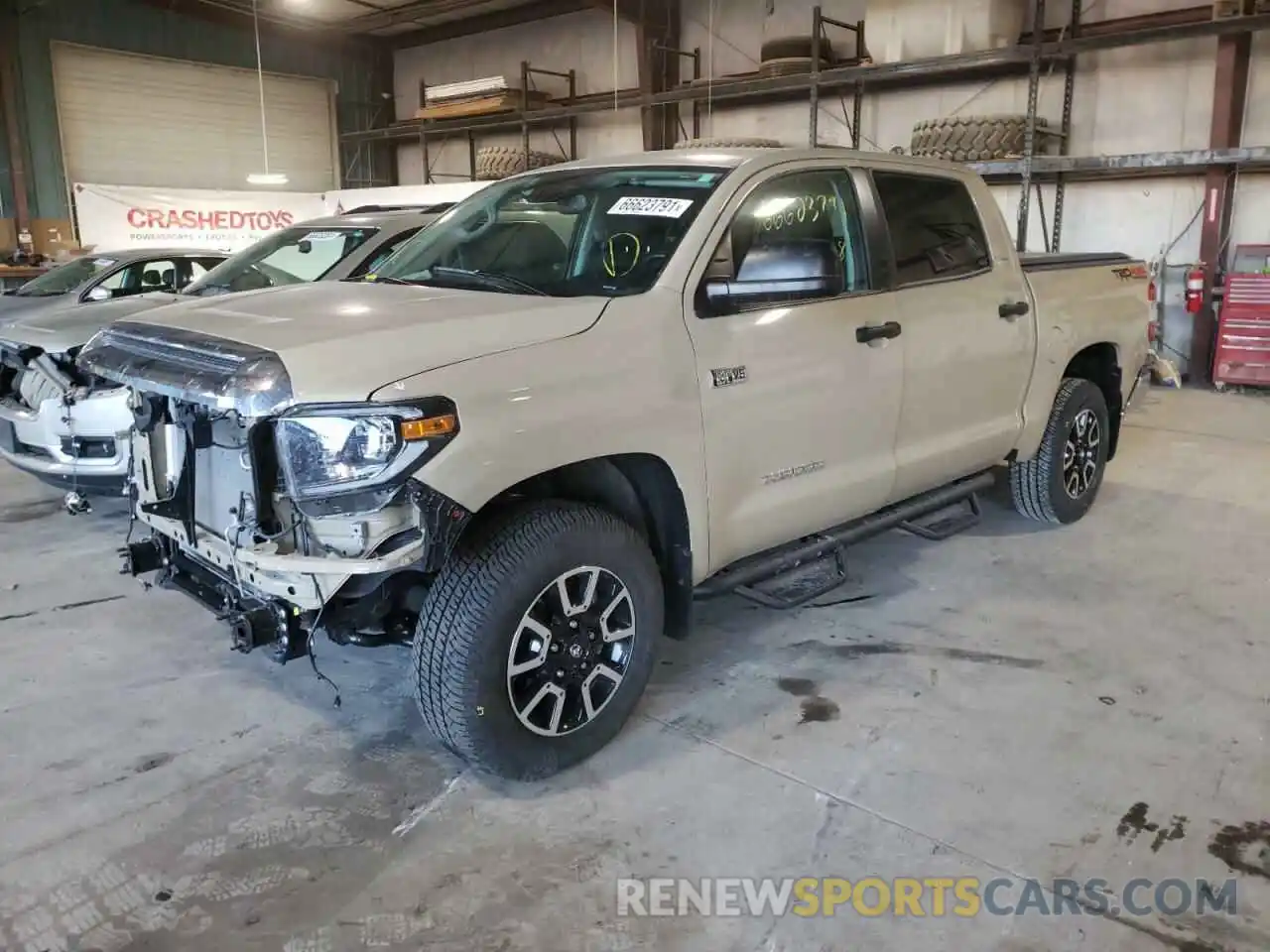 2 Photograph of a damaged car 5TFDY5F13LX947620 TOYOTA TUNDRA 2020