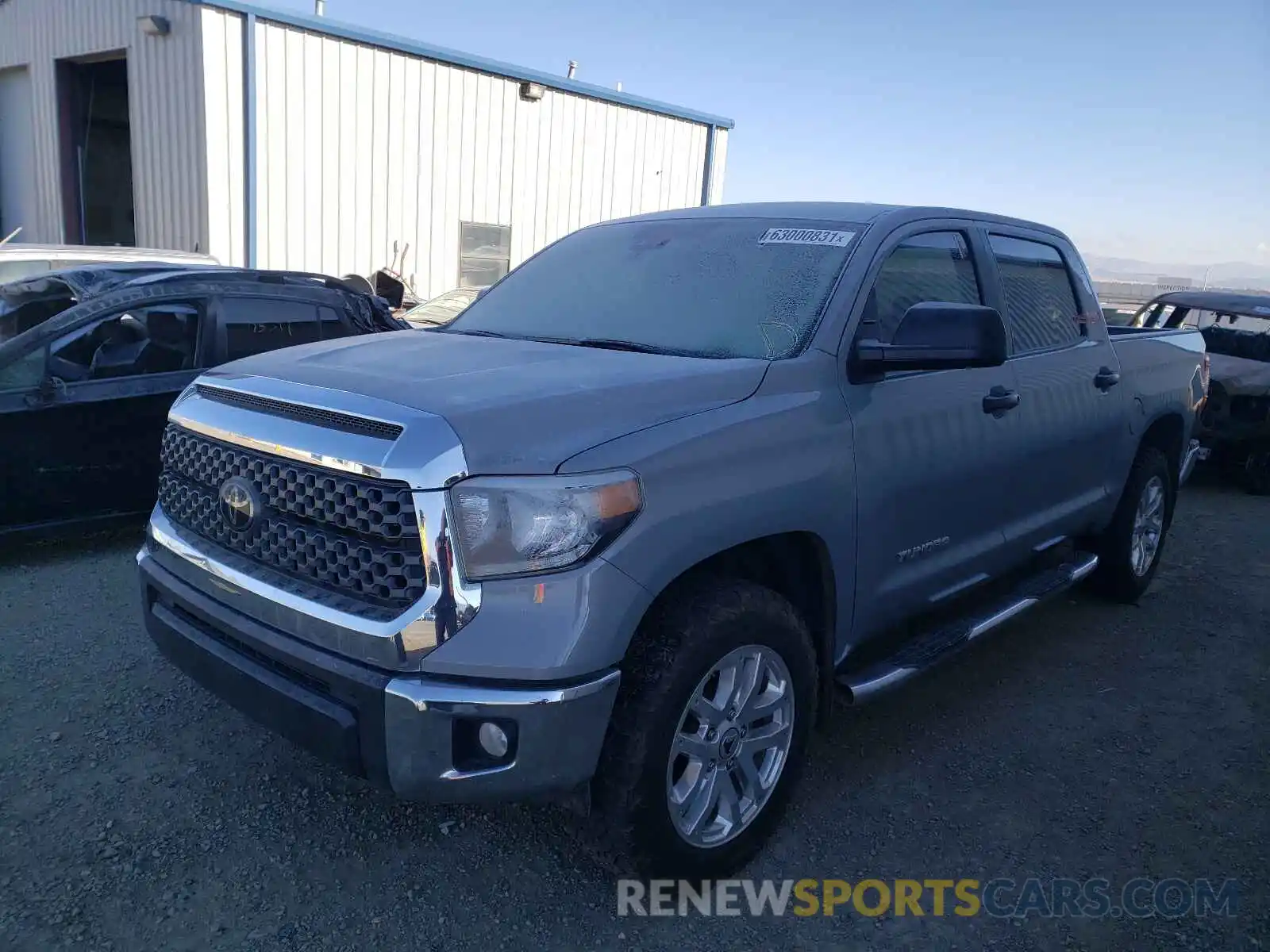 2 Photograph of a damaged car 5TFDY5F14LX871468 TOYOTA TUNDRA 2020