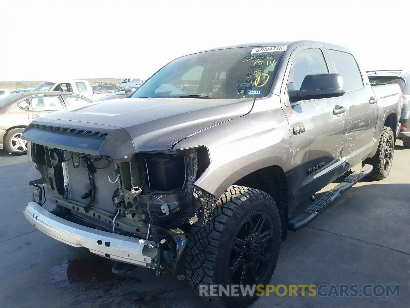 2 Photograph of a damaged car 5TFDY5F14LX875214 TOYOTA TUNDRA 2020