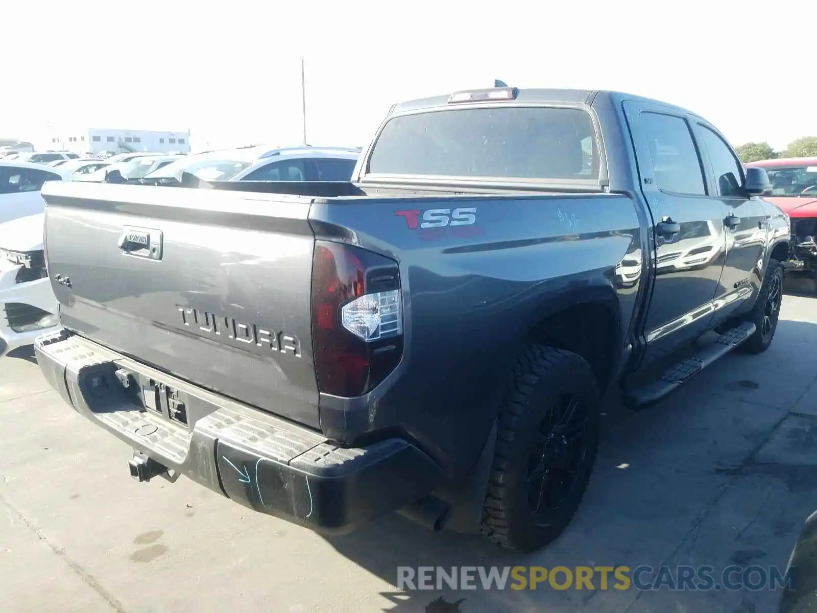 4 Photograph of a damaged car 5TFDY5F14LX875214 TOYOTA TUNDRA 2020