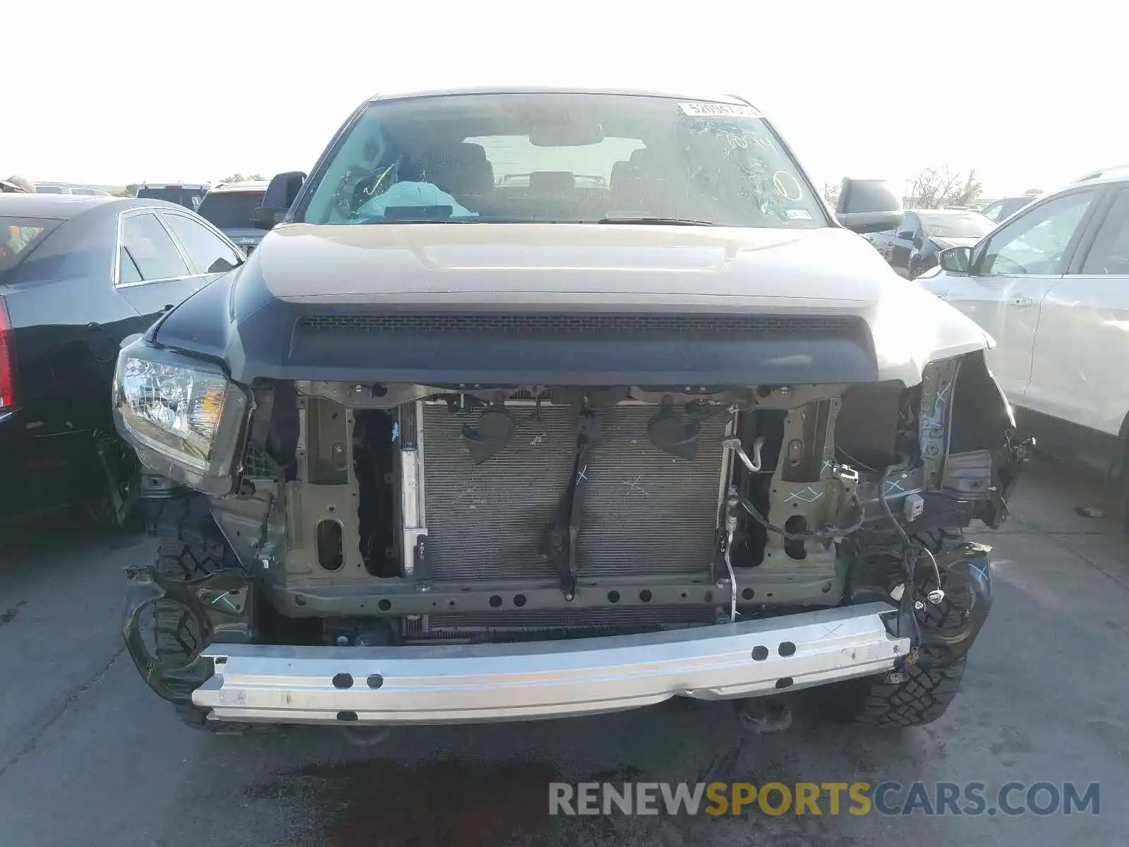 9 Photograph of a damaged car 5TFDY5F14LX875214 TOYOTA TUNDRA 2020