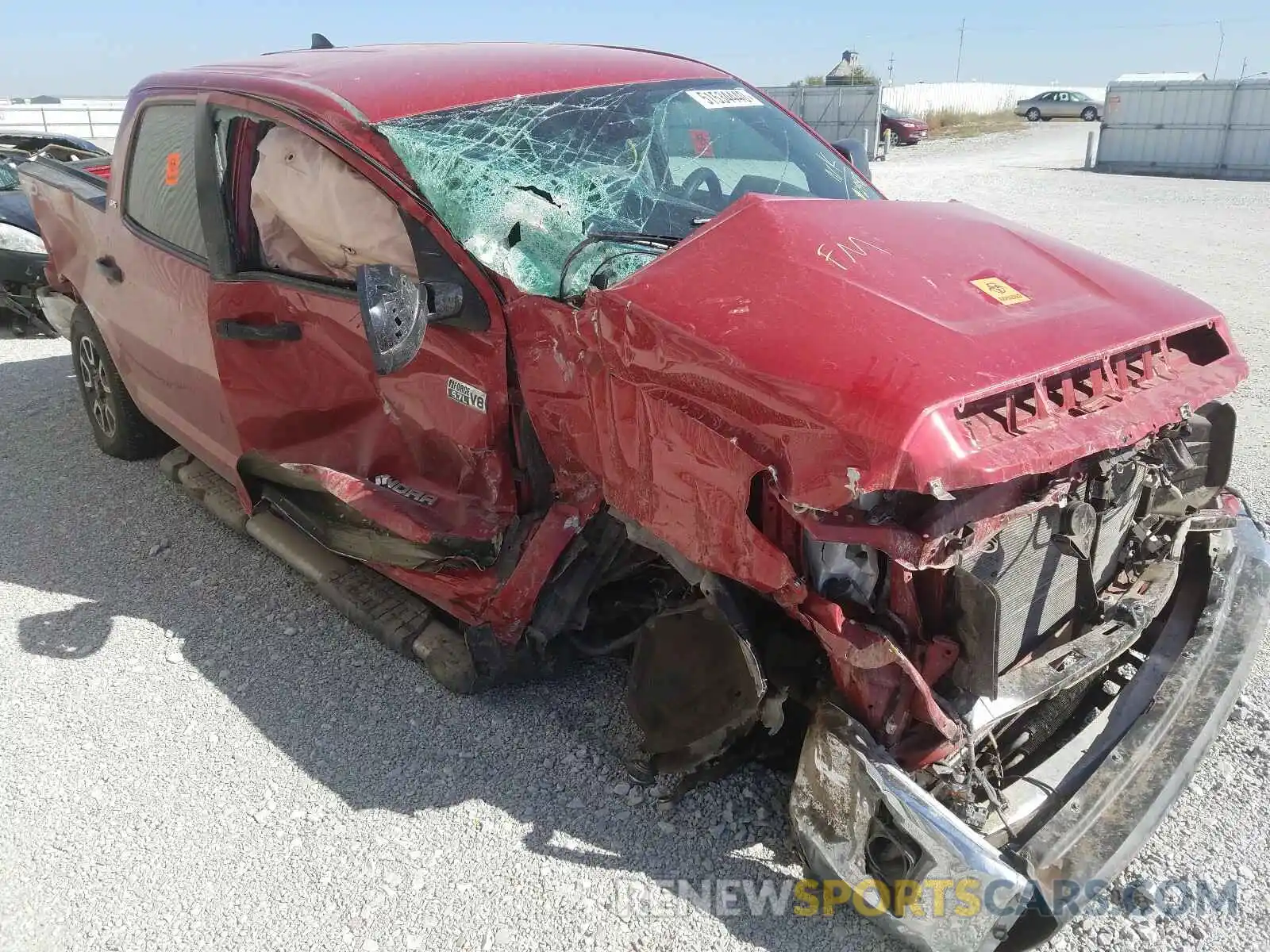 9 Photograph of a damaged car 5TFDY5F14LX882597 TOYOTA TUNDRA 2020
