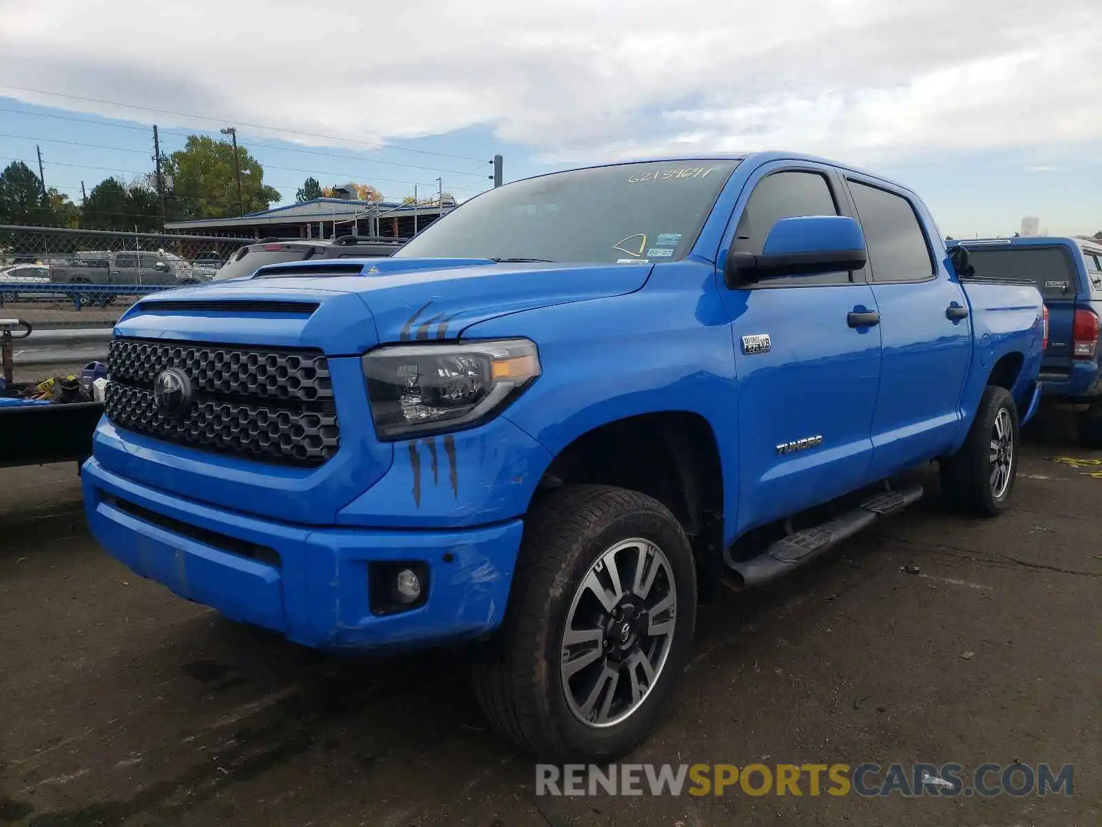 2 Photograph of a damaged car 5TFDY5F14LX886388 TOYOTA TUNDRA 2020