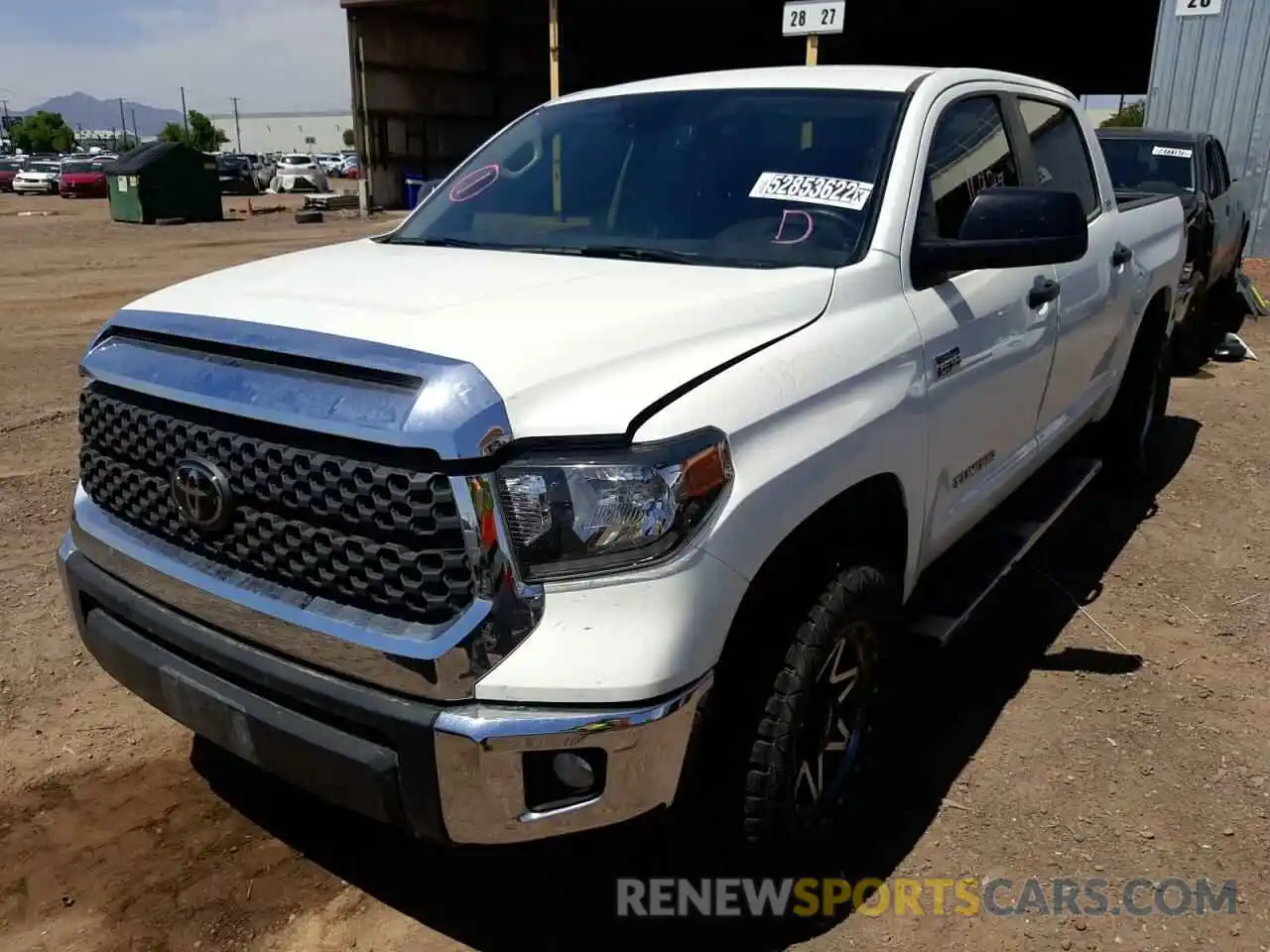 2 Photograph of a damaged car 5TFDY5F14LX894670 TOYOTA TUNDRA 2020