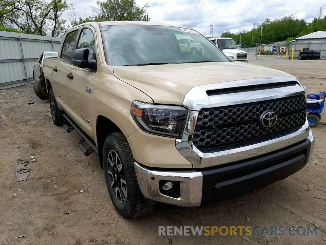 1 Photograph of a damaged car 5TFDY5F14LX897844 TOYOTA TUNDRA 2020