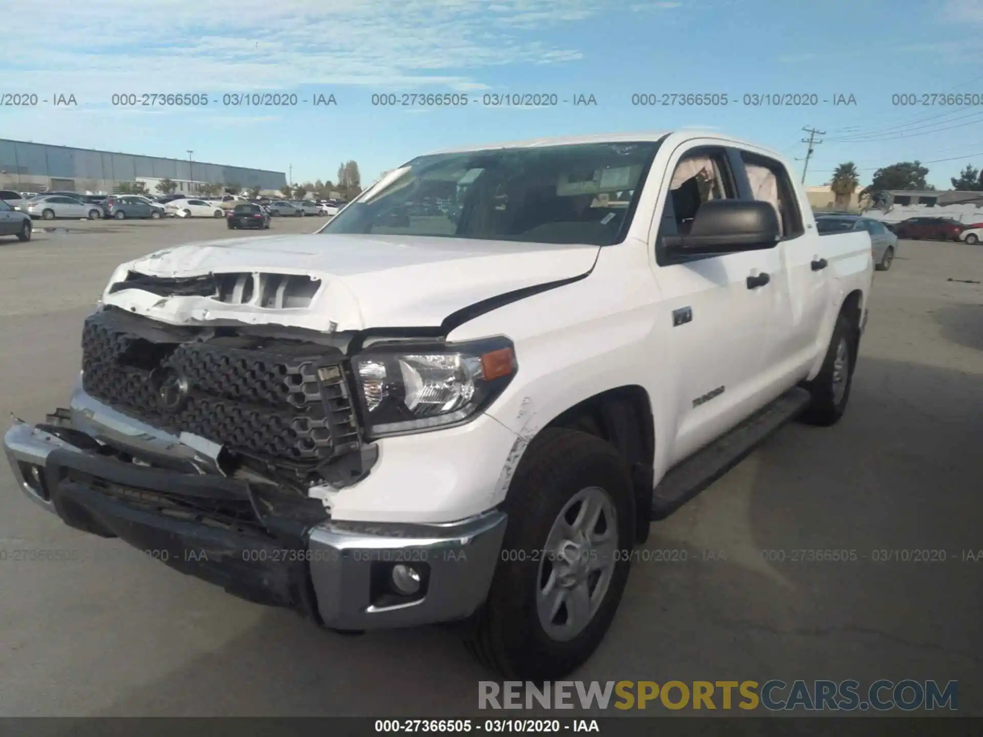 2 Photograph of a damaged car 5TFDY5F14LX904016 TOYOTA TUNDRA 2020