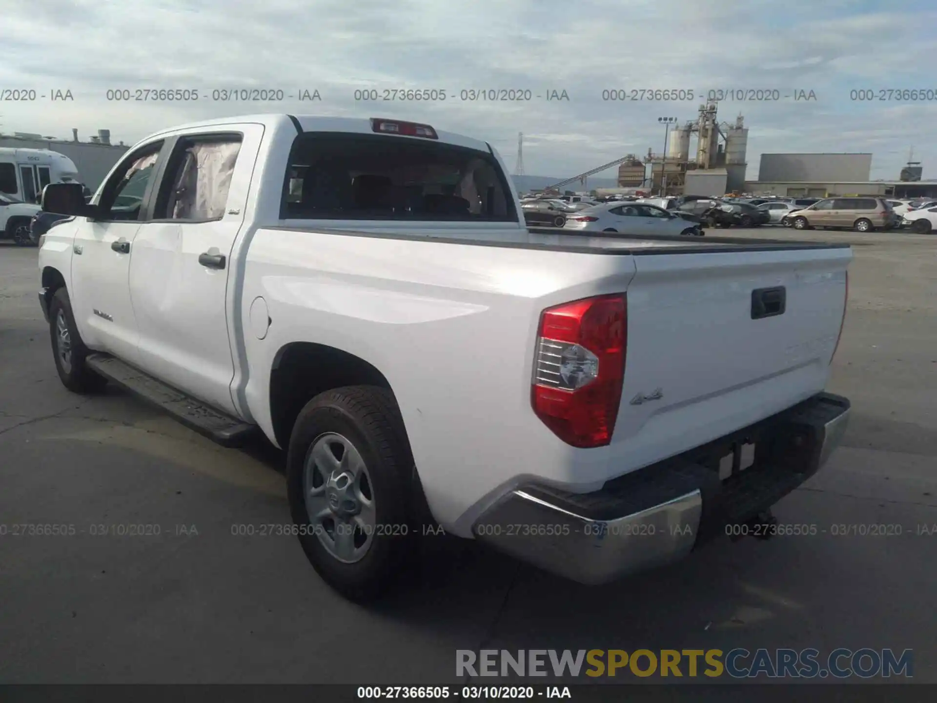 3 Photograph of a damaged car 5TFDY5F14LX904016 TOYOTA TUNDRA 2020