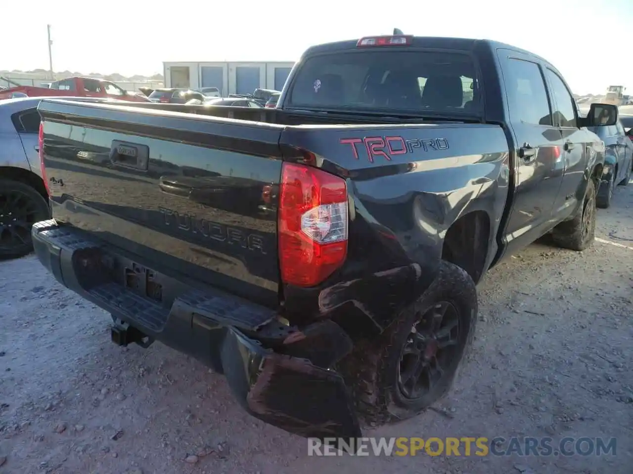 4 Photograph of a damaged car 5TFDY5F14LX908129 TOYOTA TUNDRA 2020