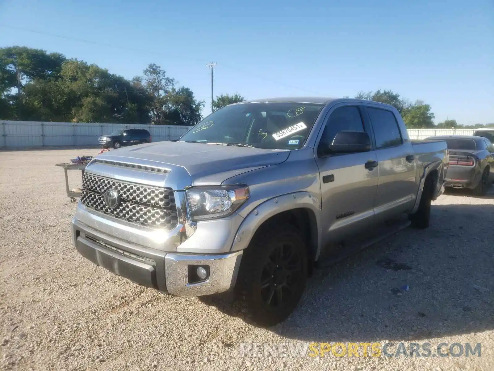 2 Photograph of a damaged car 5TFDY5F14LX911712 TOYOTA TUNDRA 2020