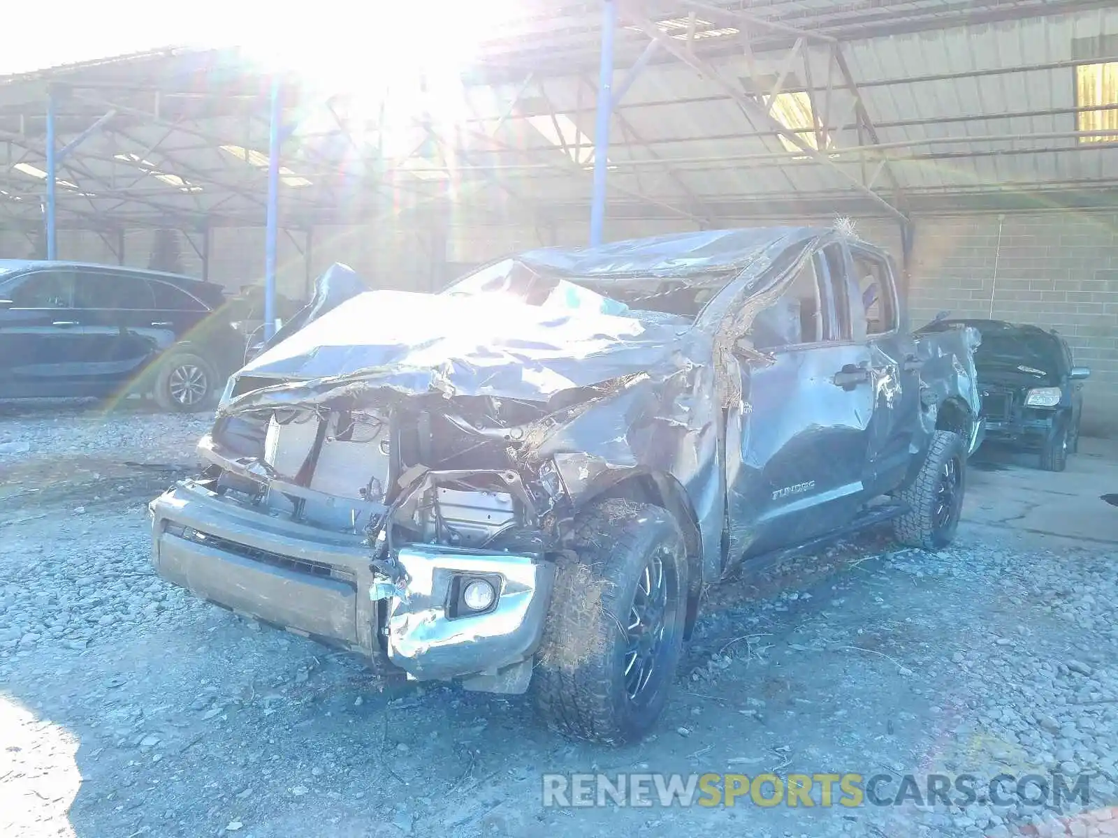 2 Photograph of a damaged car 5TFDY5F14LX914836 TOYOTA TUNDRA 2020